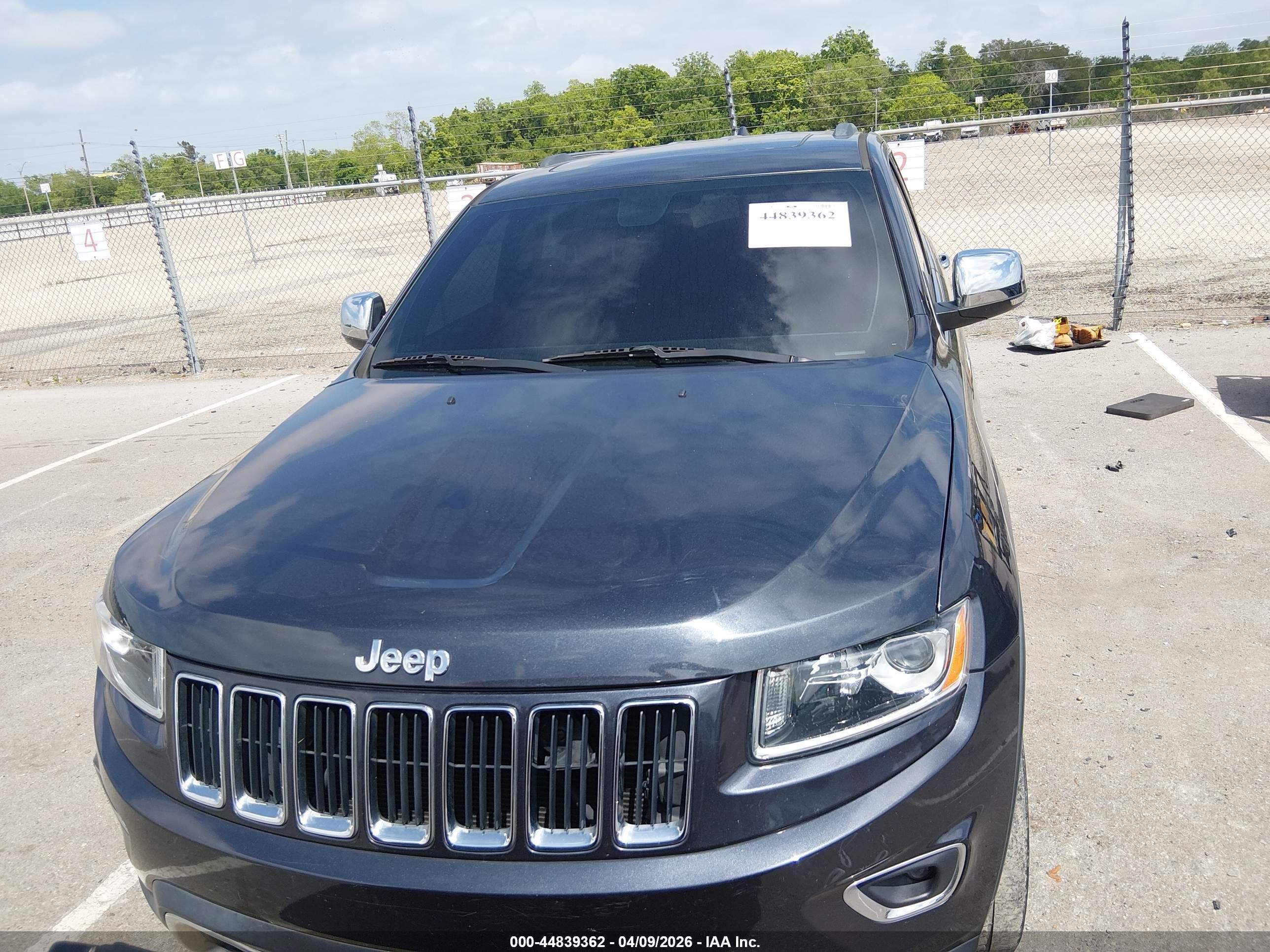 2015 Jeep Grand Cherokee Limited Gray vin: 1C4RJEBG7FC220271