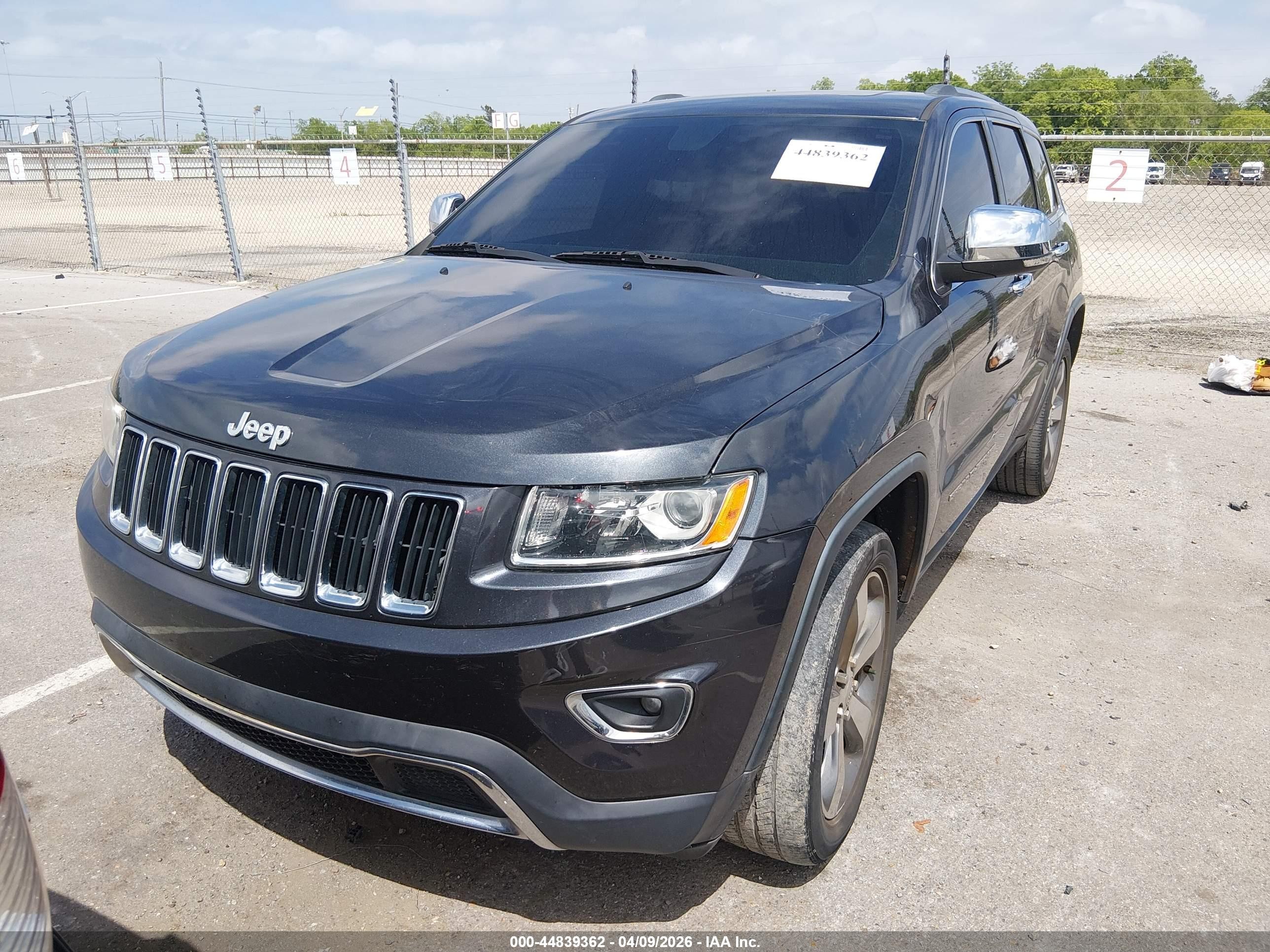 2015 Jeep Grand Cherokee Limited Gray vin: 1C4RJEBG7FC220271