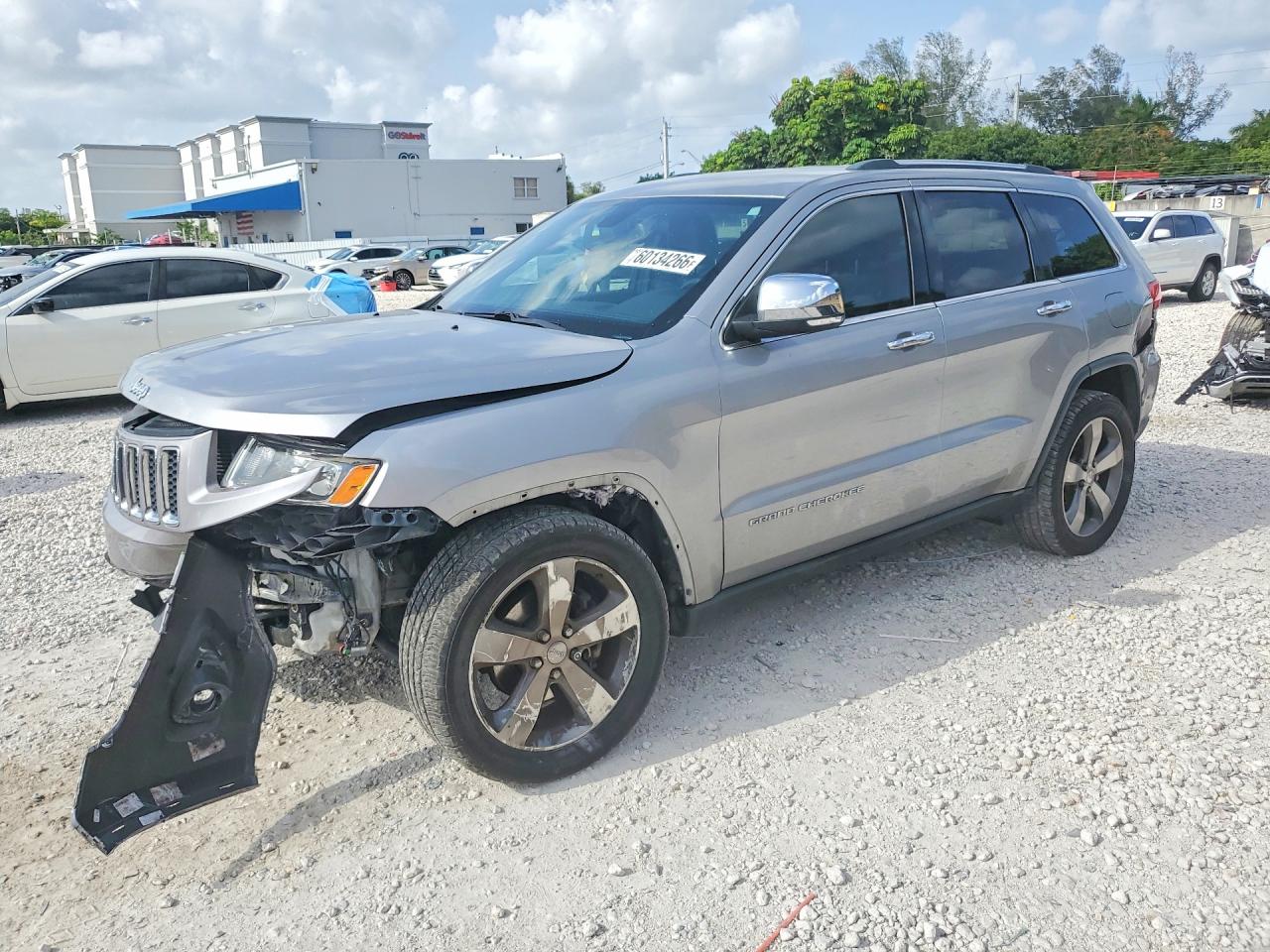 2015 Jeep Grand Cherokee Limited Silver vin: 1C4RJEBG7FC629659