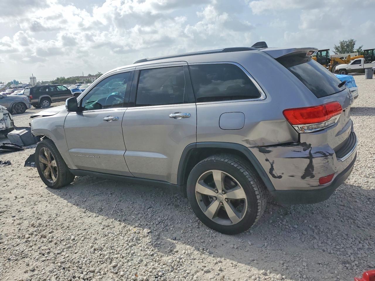 2015 Jeep Grand Cherokee Limited Silver vin: 1C4RJEBG7FC629659
