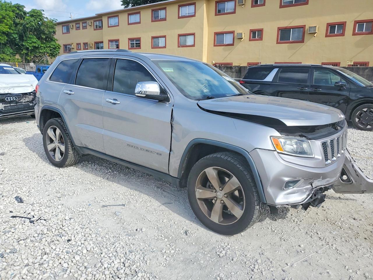 2015 Jeep Grand Cherokee Limited Silver vin: 1C4RJEBG7FC629659