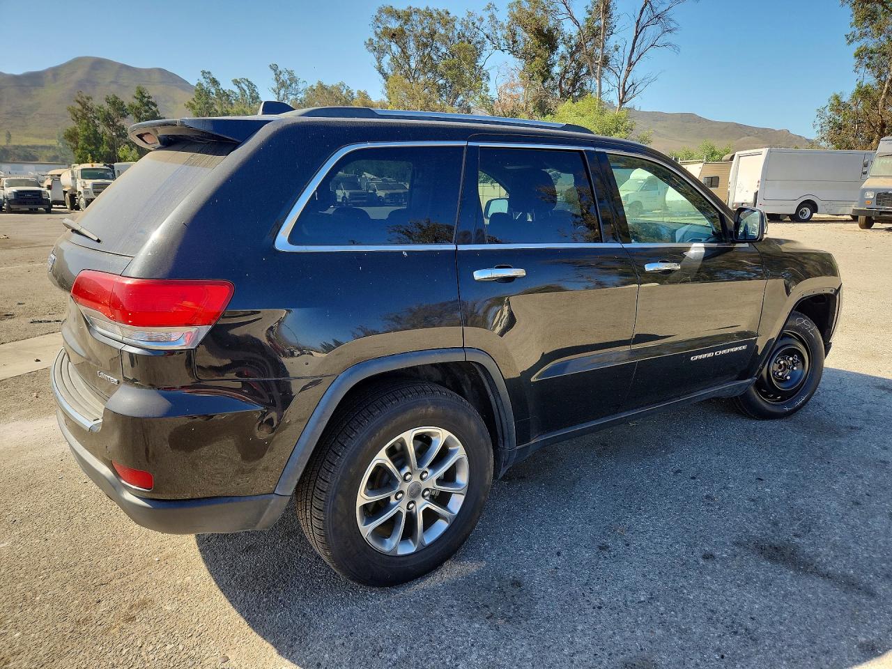 2015 Jeep Grand Cherokee Limited Black vin: 1C4RJEBG7FC681342