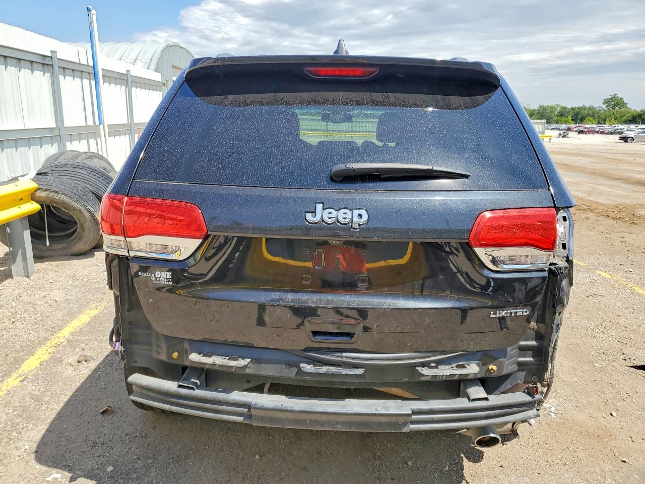 2015 Jeep Grand Cherokee Limited Black vin: 1C4RJEBG7FC742639