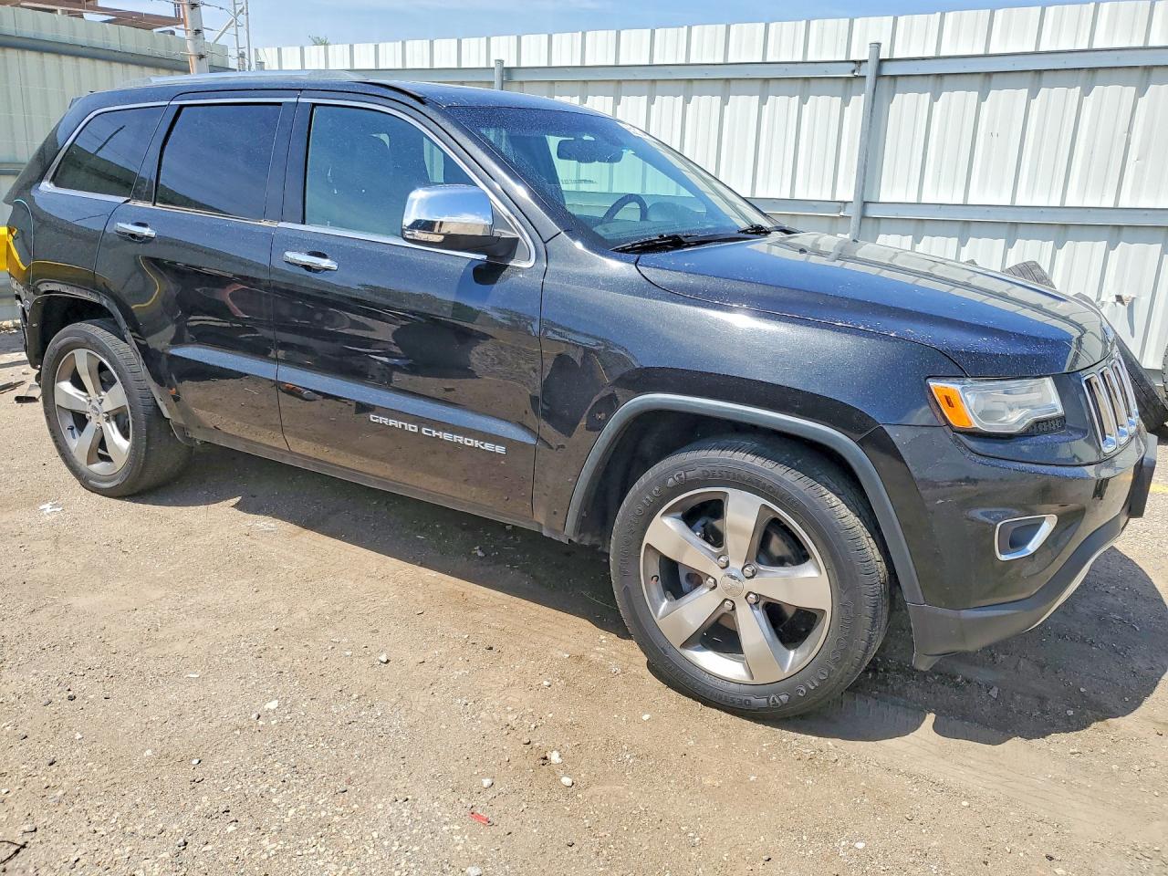 2015 Jeep Grand Cherokee Limited Black vin: 1C4RJEBG7FC742639