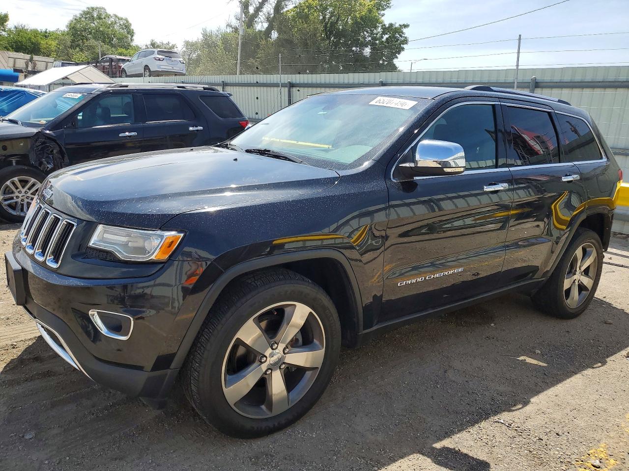 2015 Jeep Grand Cherokee Limited Black vin: 1C4RJEBG7FC742639