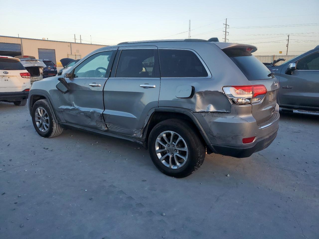 2015 Jeep Grand Cherokee Limited Gray vin: 1C4RJEBG7FC765399