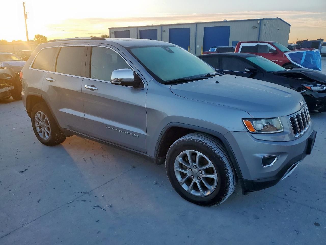 2015 Jeep Grand Cherokee Limited Gray vin: 1C4RJEBG7FC765399