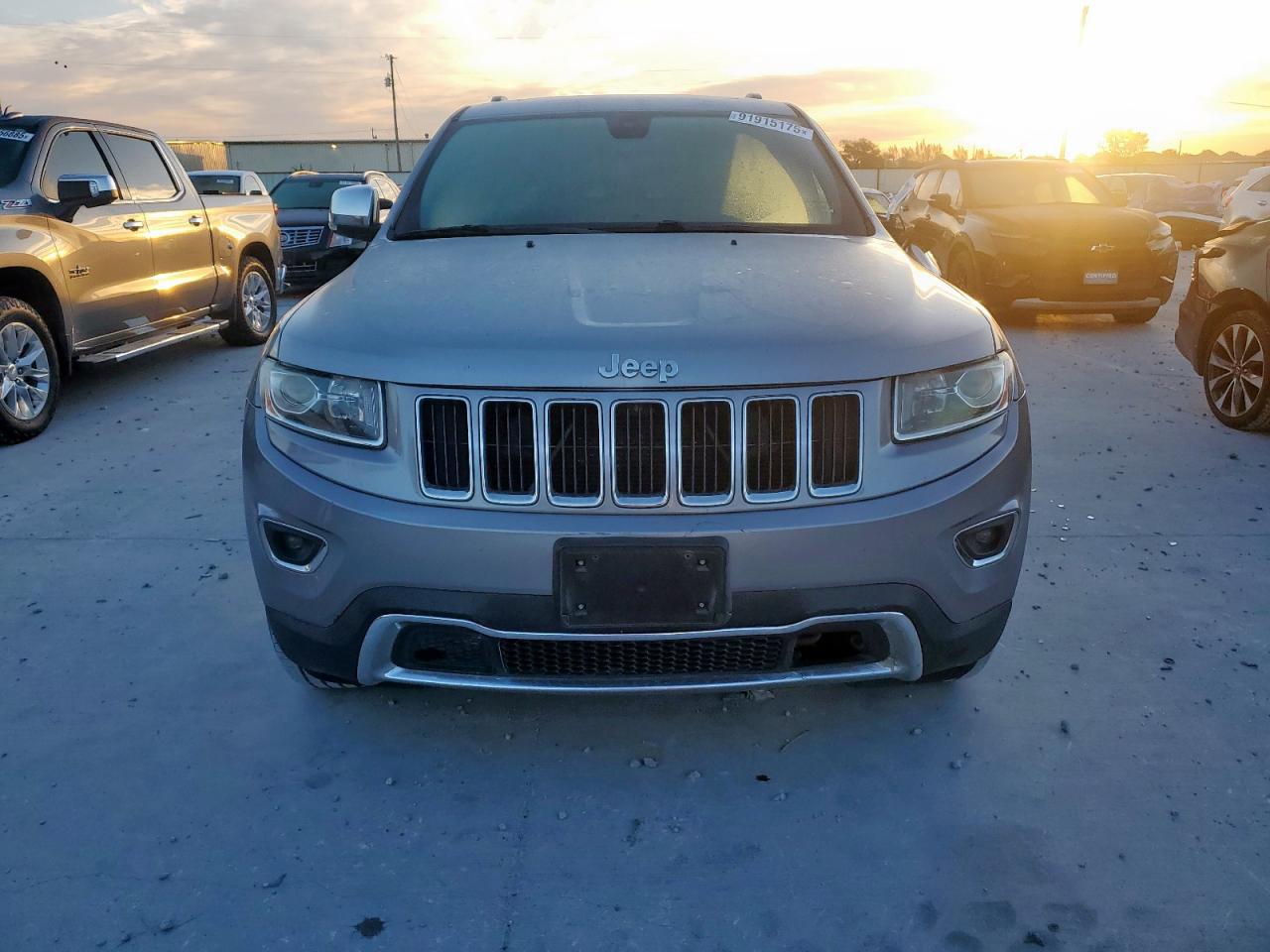 2015 Jeep Grand Cherokee Limited Gray vin: 1C4RJEBG7FC765399