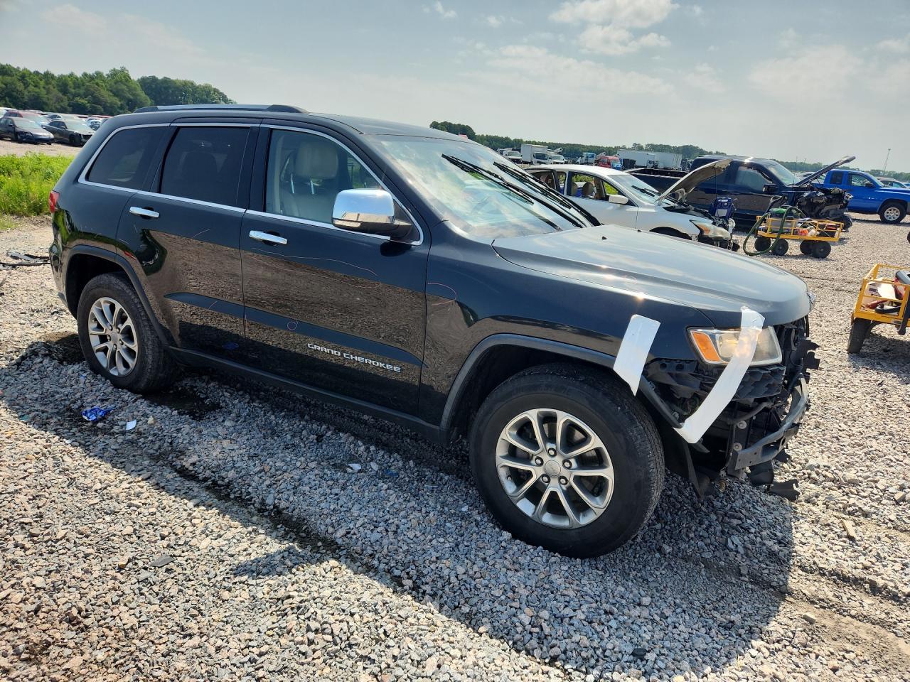 2015 Jeep Grand Cherokee Limited Black vin: 1C4RJEBG7FC872310