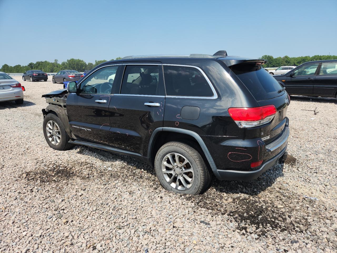 2015 Jeep Grand Cherokee Limited Black vin: 1C4RJEBG7FC872310