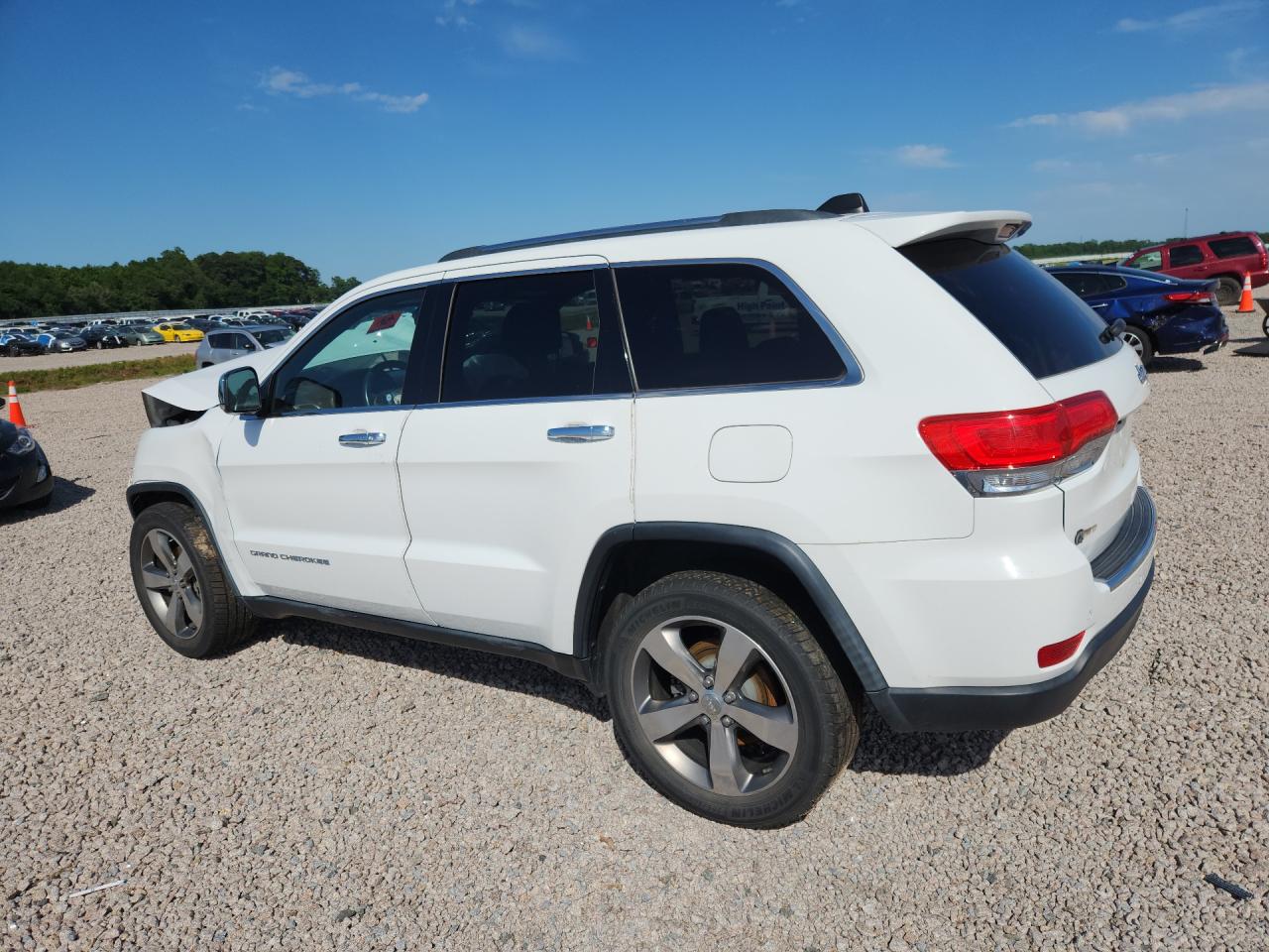 2015 Jeep Grand Cherokee Limited White vin: 1C4RJEBG7FC926446