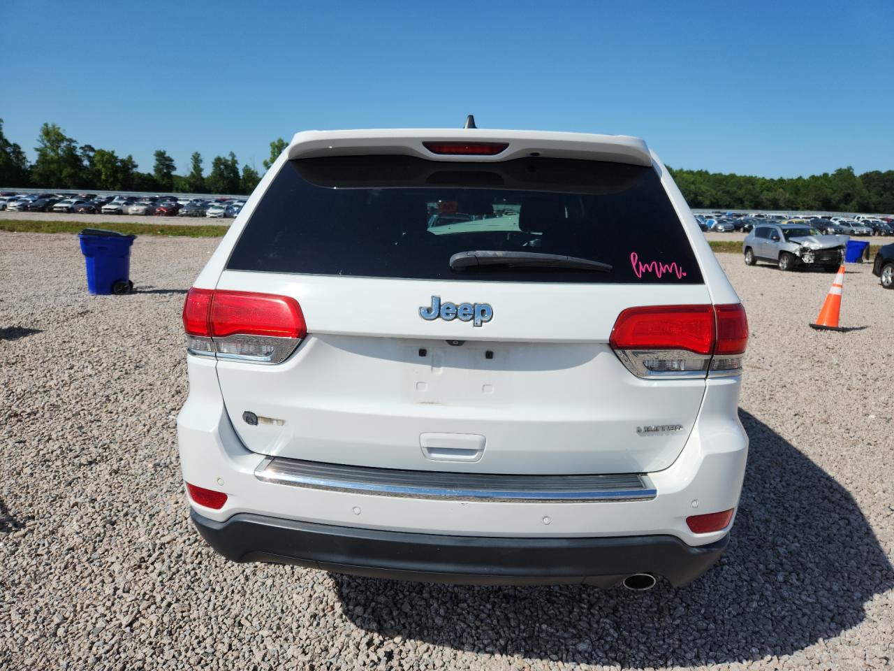 2015 Jeep Grand Cherokee Limited White vin: 1C4RJEBG7FC926446