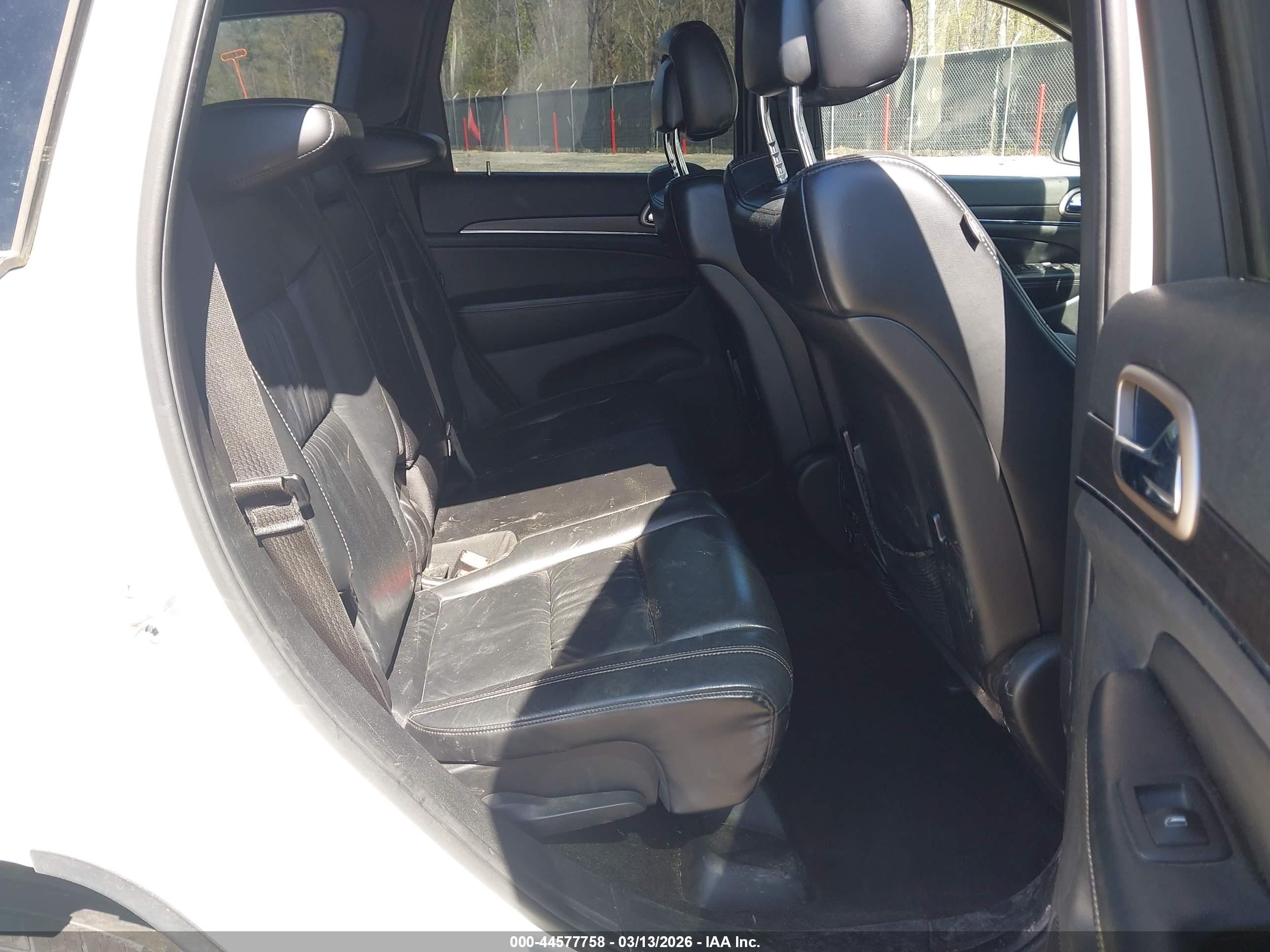 2015 Jeep Grand Cherokee Limited White vin: 1C4RJEBG7FC936135