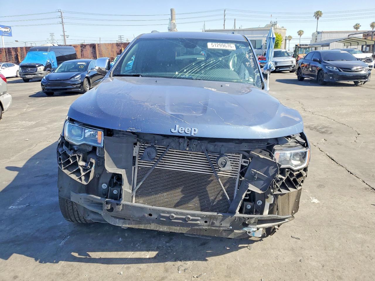 2021 Jeep Grand Cherokee Limited Blue vin: 1C4RJEBG7MC540204