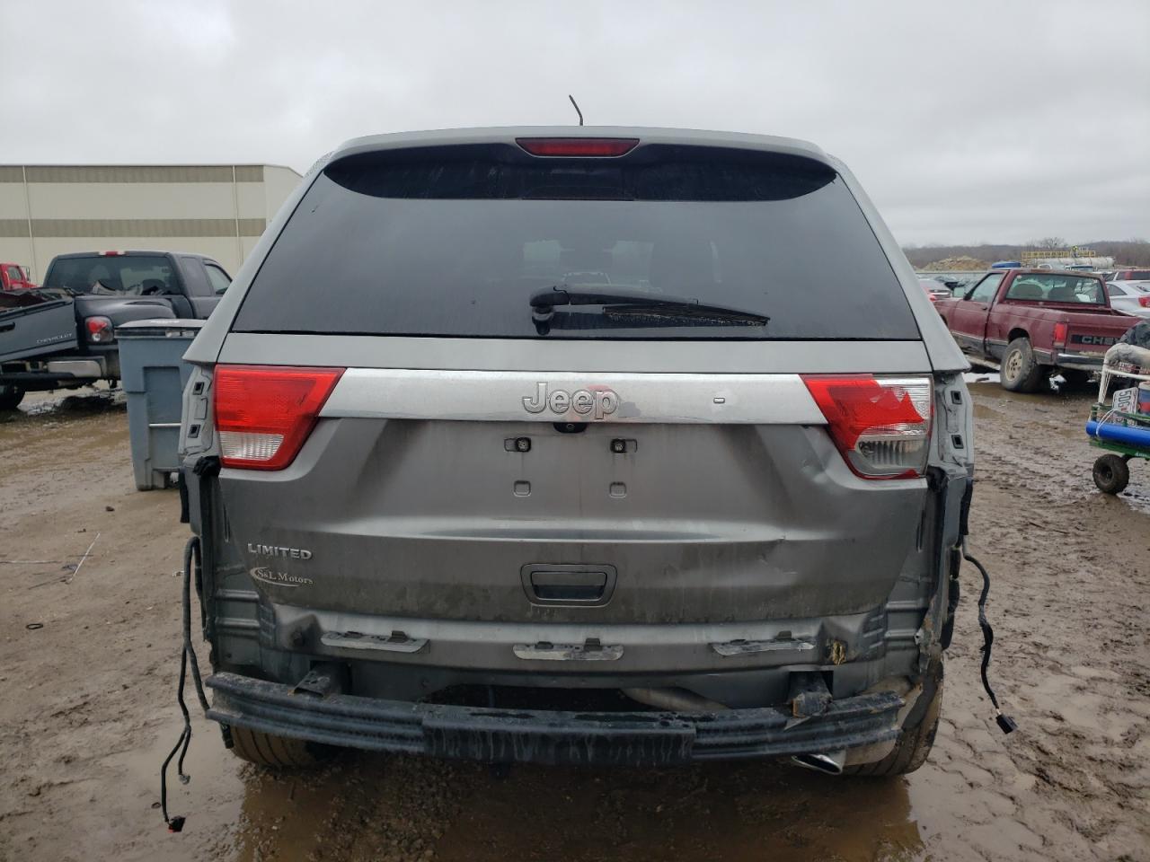 2012 Jeep Grand Cherokee Limited Gray vin: 1C4RJEBG8CC171609