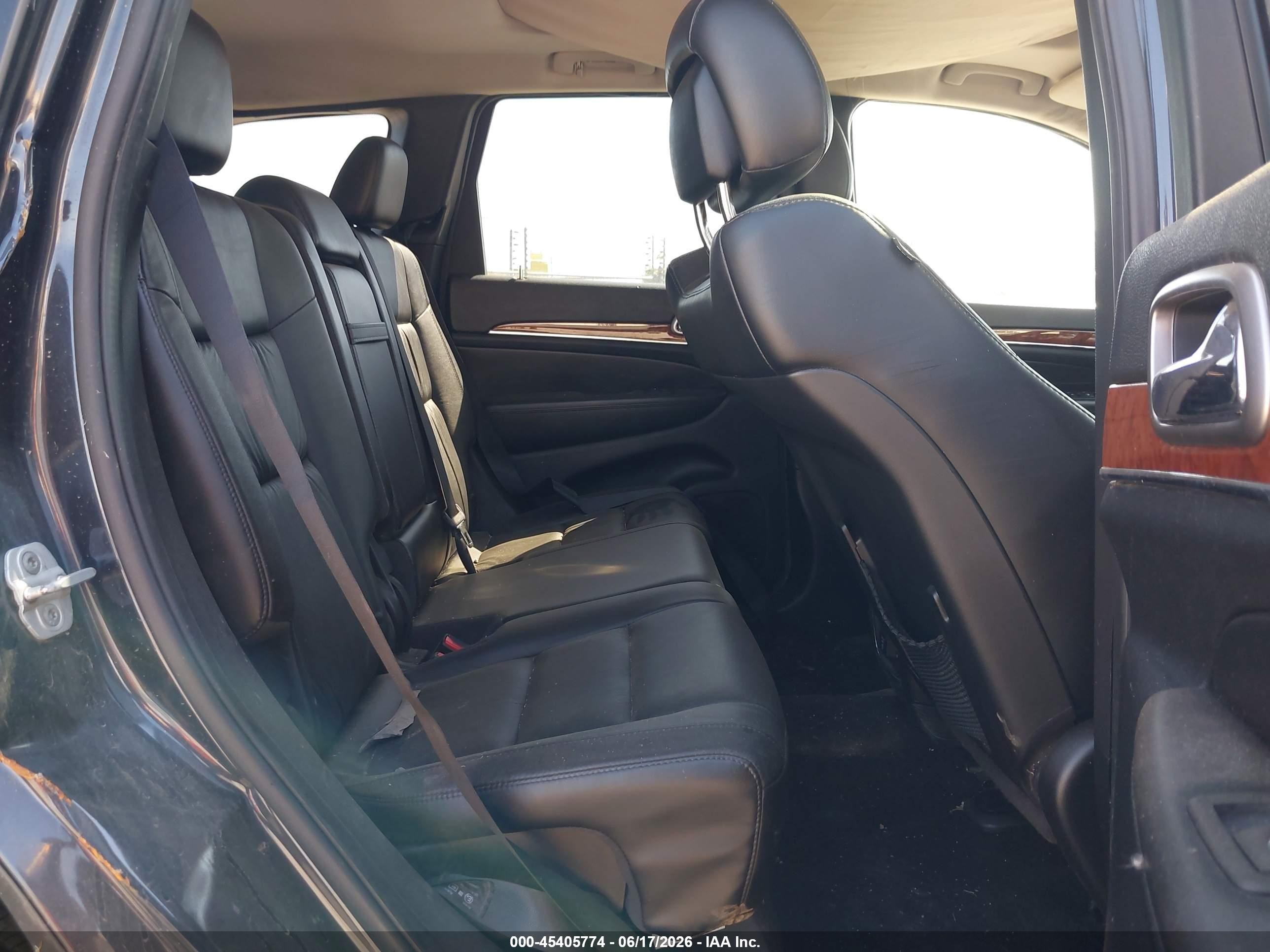 2013 Jeep Grand Cherokee Limited Black vin: 1C4RJEBG8DC642689