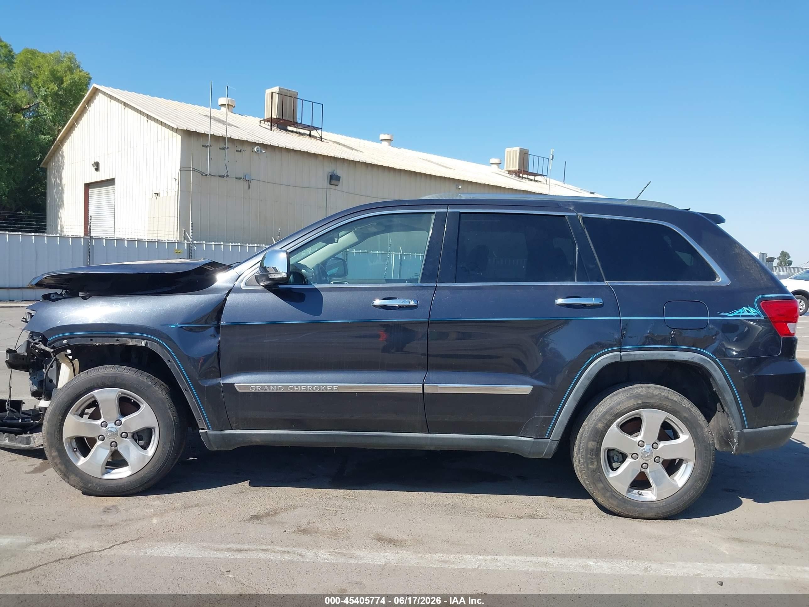 2013 Jeep Grand Cherokee Limited Black vin: 1C4RJEBG8DC642689