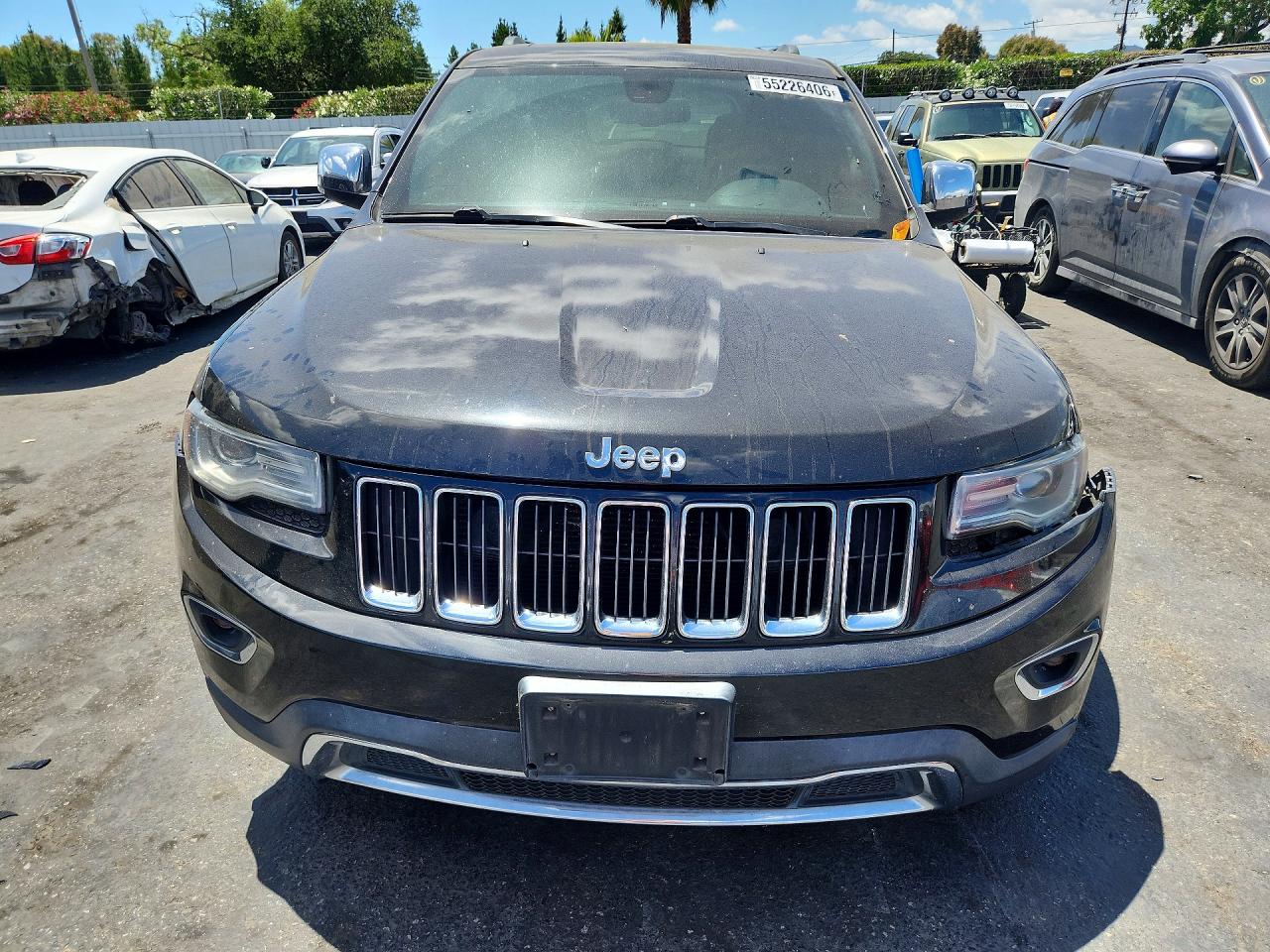 2014 Jeep Grand Cherokee Limited Black vin: 1C4RJEBG8EC152237
