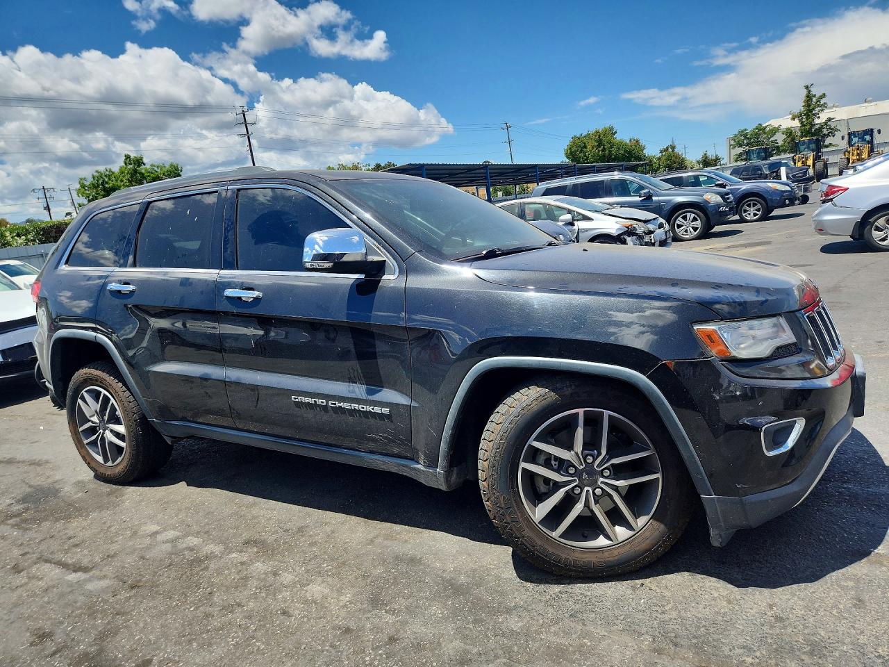 2014 Jeep Grand Cherokee Limited Black vin: 1C4RJEBG8EC152237