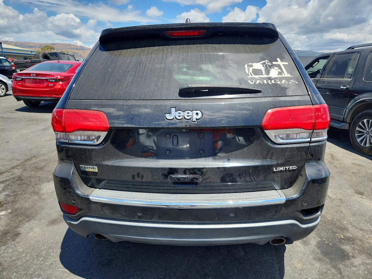 2014 Jeep Grand Cherokee Limited Black vin: 1C4RJEBG8EC152237