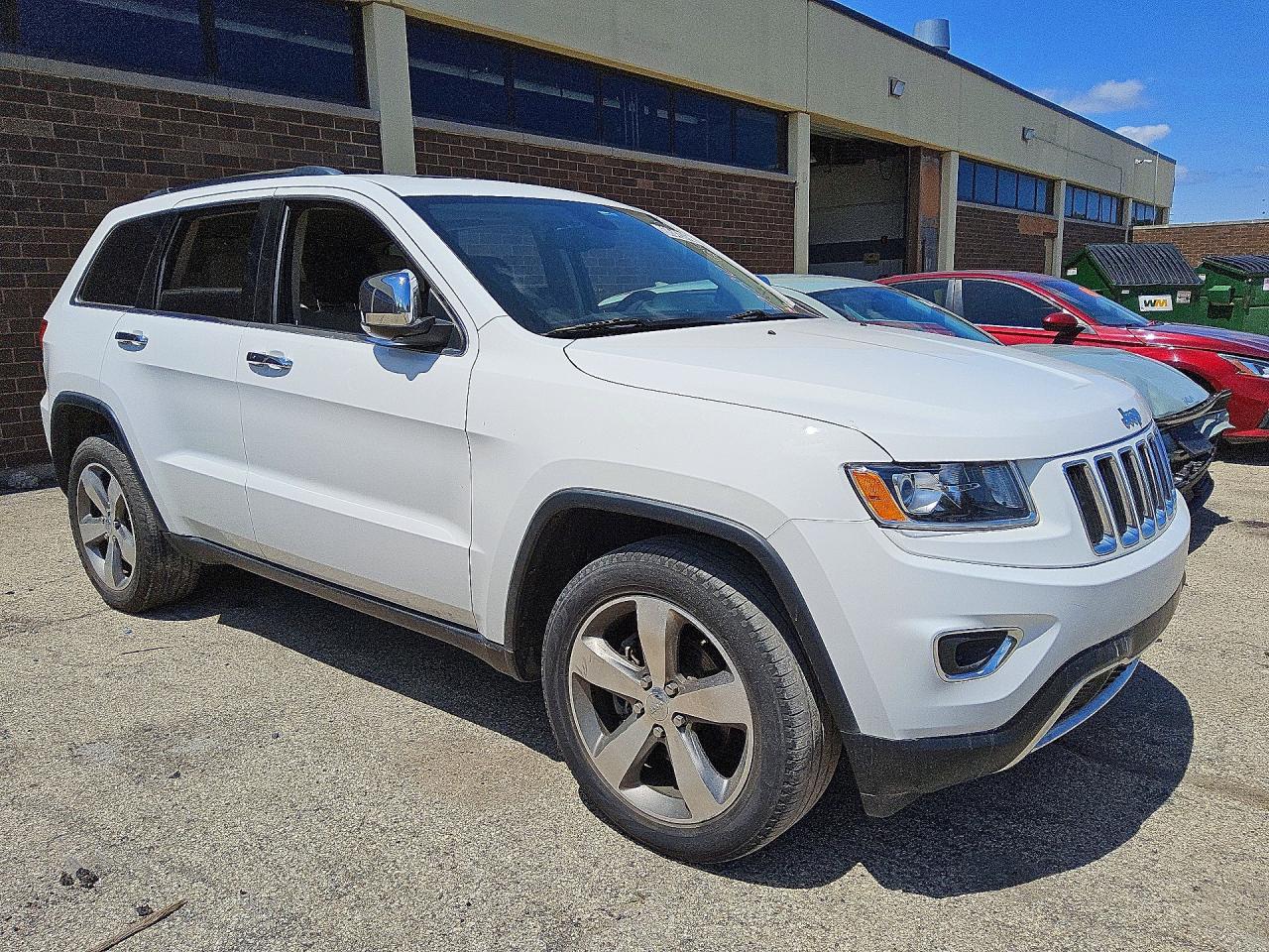 2014 Jeep Grand Cherokee Limited White vin: 1C4RJEBG8EC276542