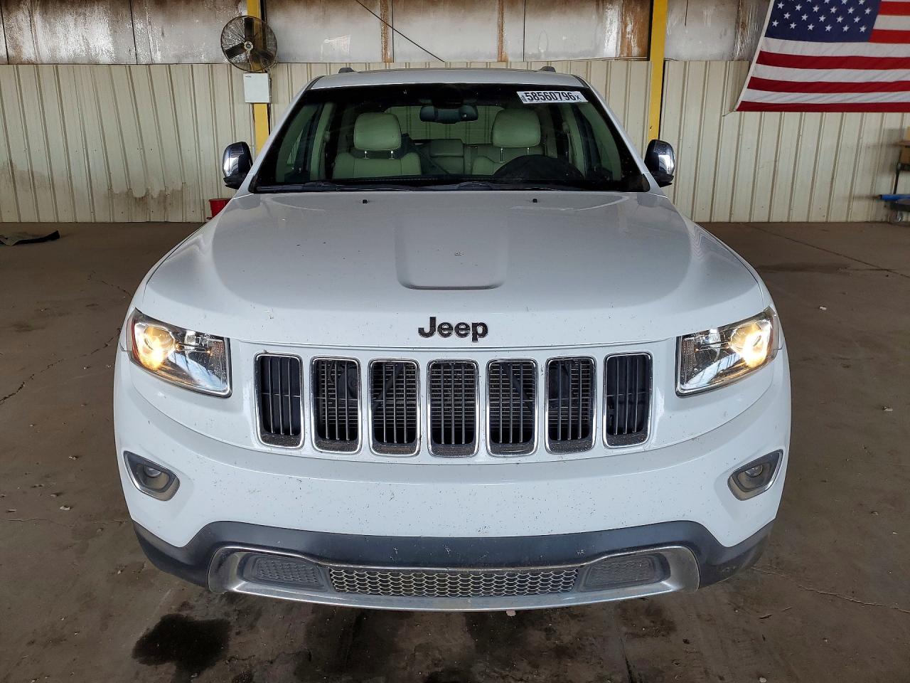 2014 Jeep Grand Cherokee Limited White vin: 1C4RJEBG8EC364233