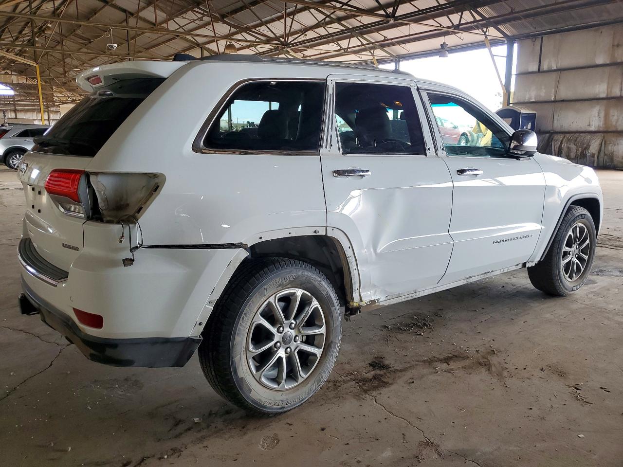 2014 Jeep Grand Cherokee Limited White vin: 1C4RJEBG8EC364233