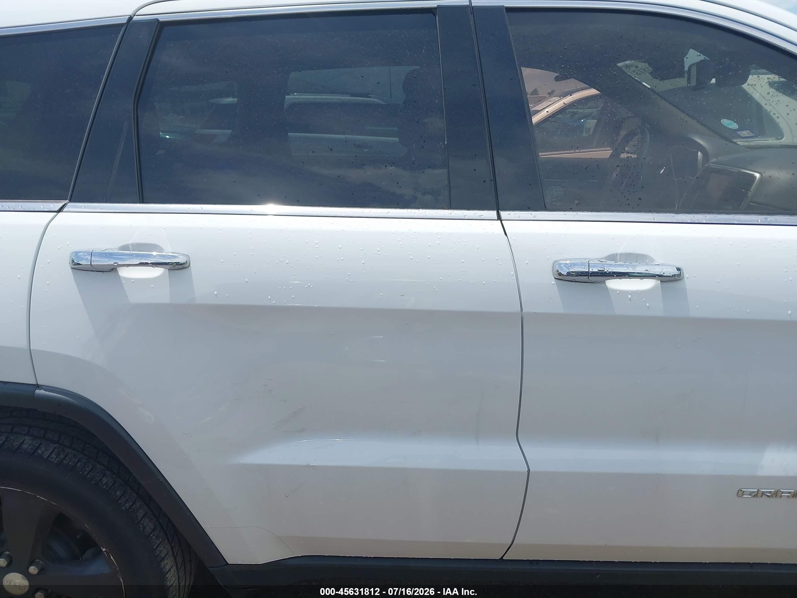 2014 Jeep Grand Cherokee Limited White vin: 1C4RJEBG8EC374003