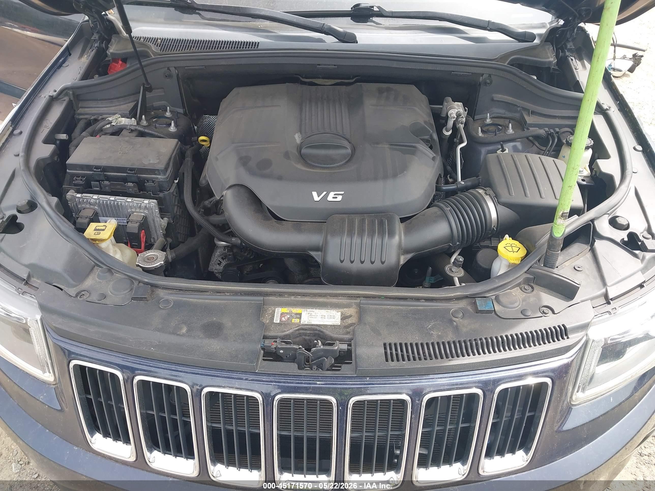 2014 Jeep Grand Cherokee Limited Blue vin: 1C4RJEBG8EC442073