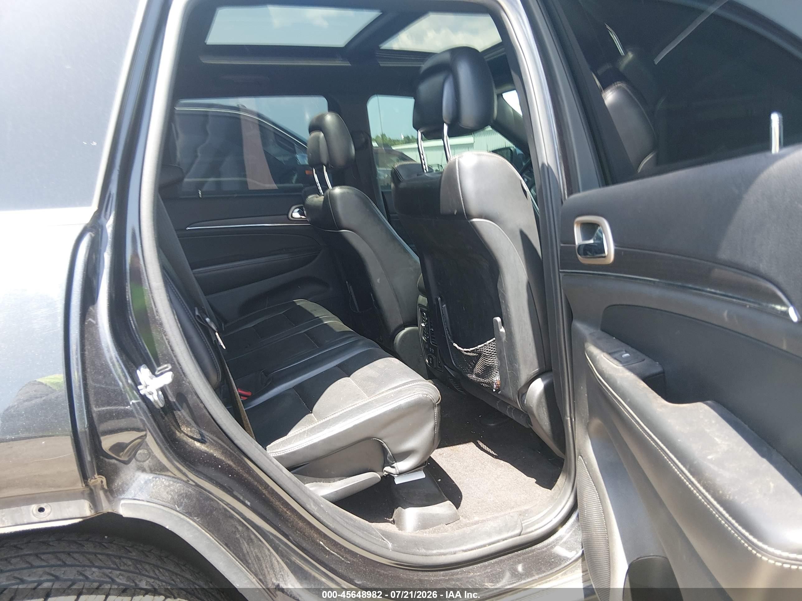 2015 Jeep Grand Cherokee Limited Black vin: 1C4RJEBG8FC218075