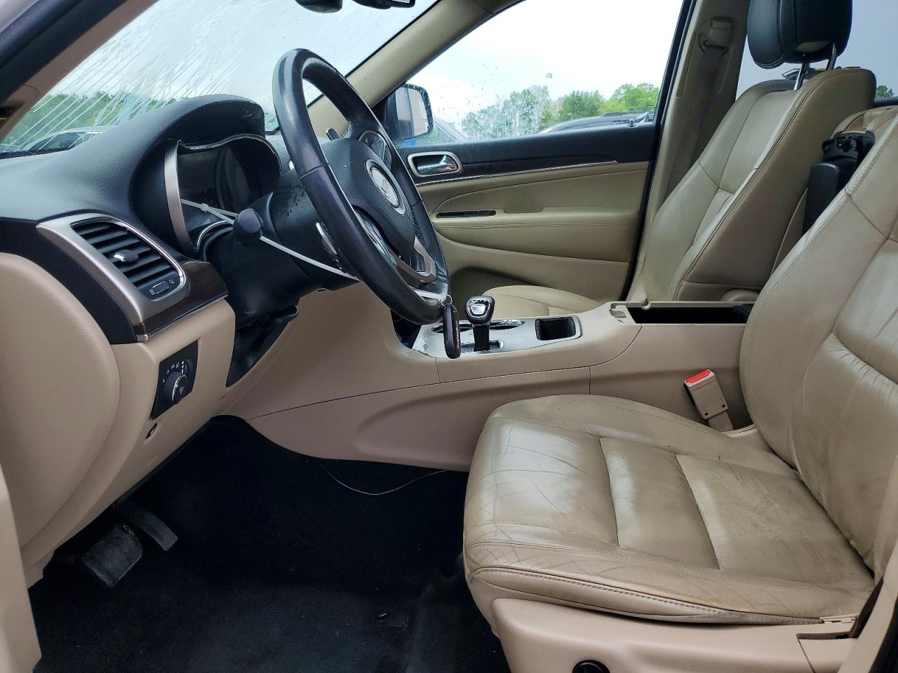 2015 Jeep Grand Cherokee Limited White vin: 1C4RJEBG8FC646972