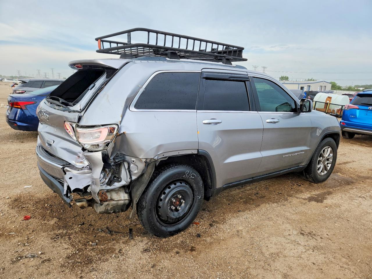 2015 Jeep Grand Cherokee Limited Silver vin: 1C4RJEBG8FC668132