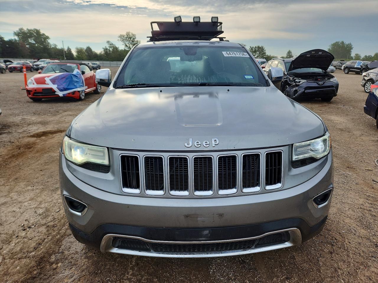 2015 Jeep Grand Cherokee Limited Silver vin: 1C4RJEBG8FC668132