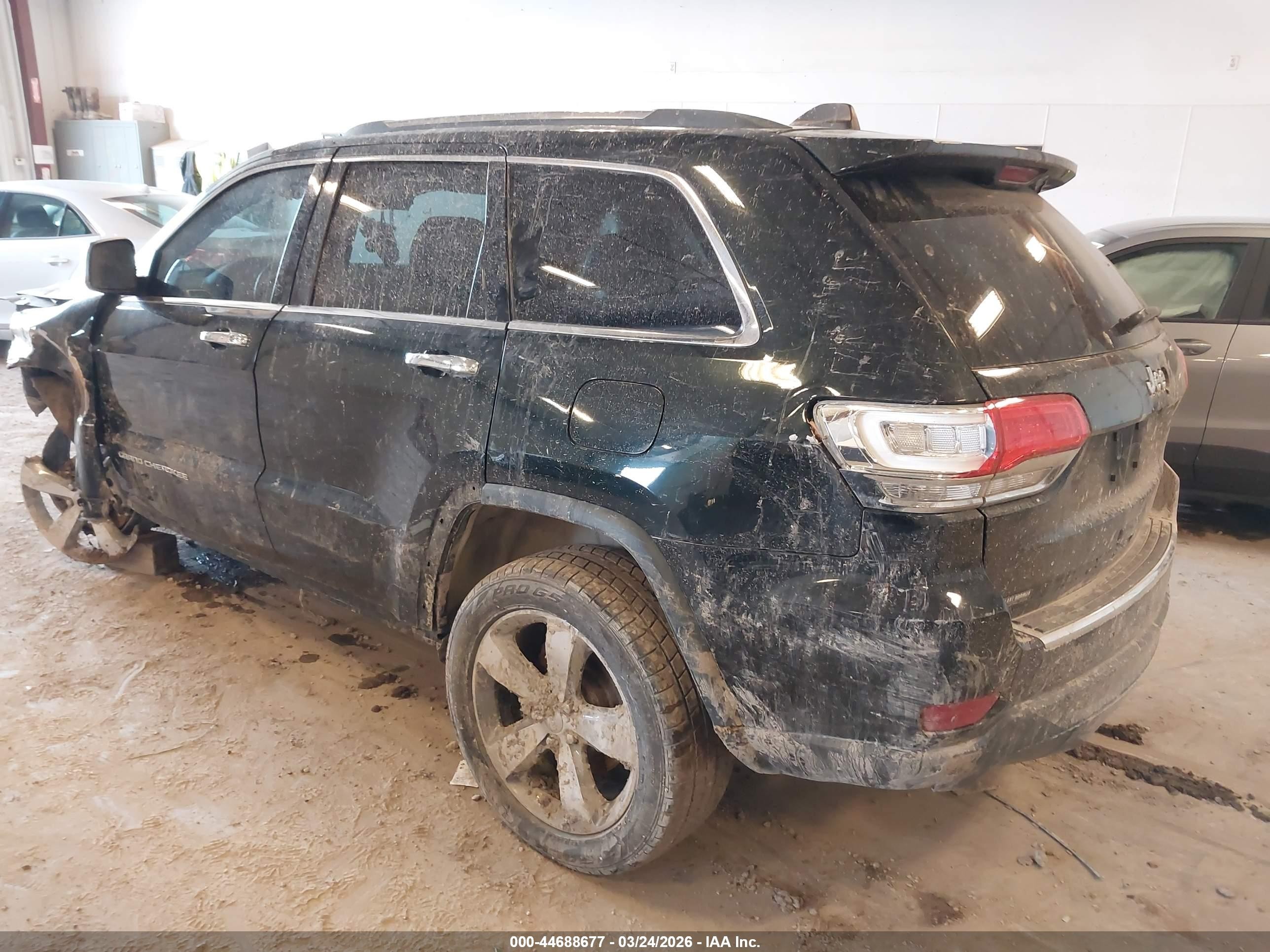 2015 Jeep Grand Cherokee Limited Black vin: 1C4RJEBG8FC677557