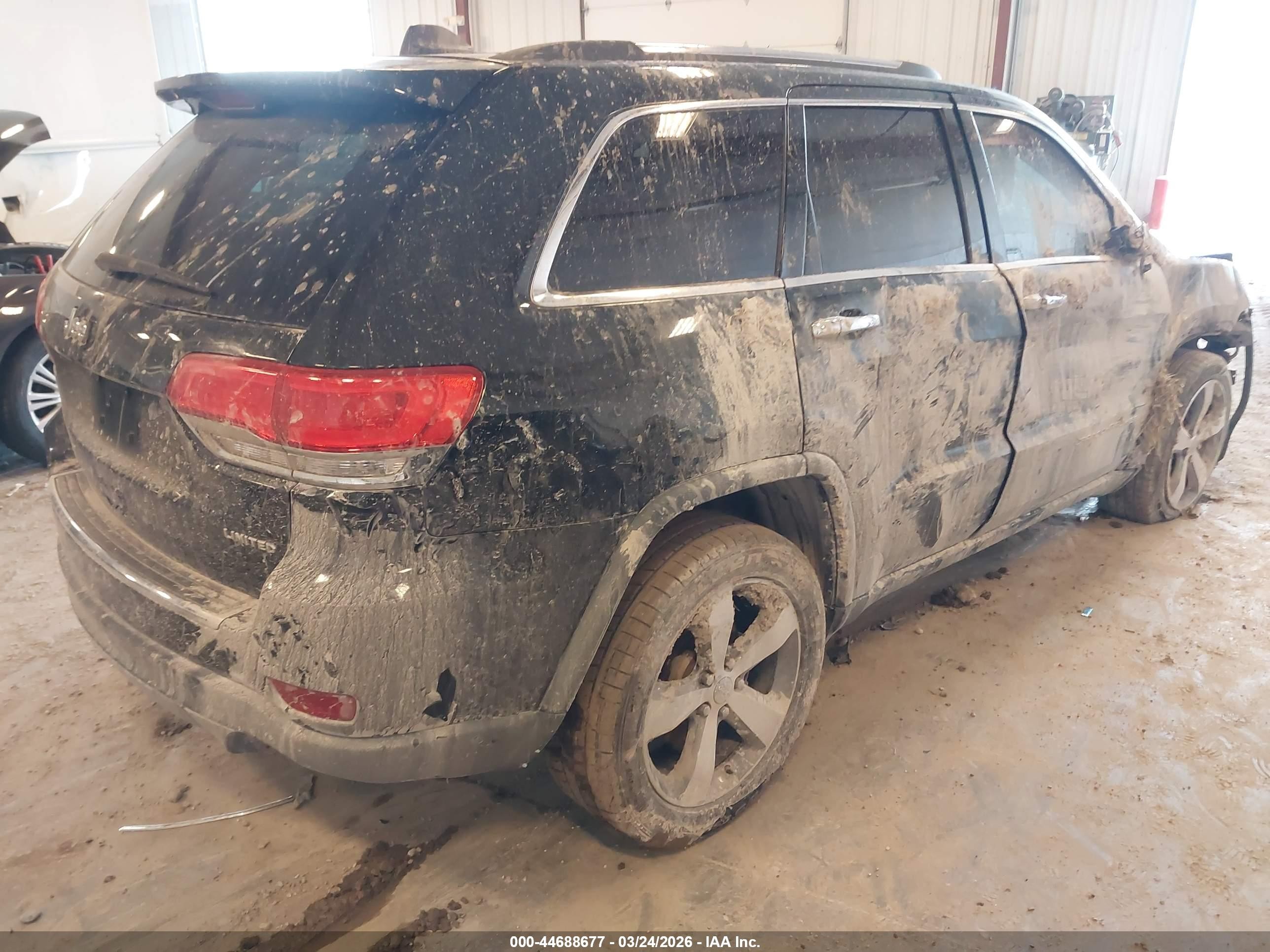2015 Jeep Grand Cherokee Limited Black vin: 1C4RJEBG8FC677557