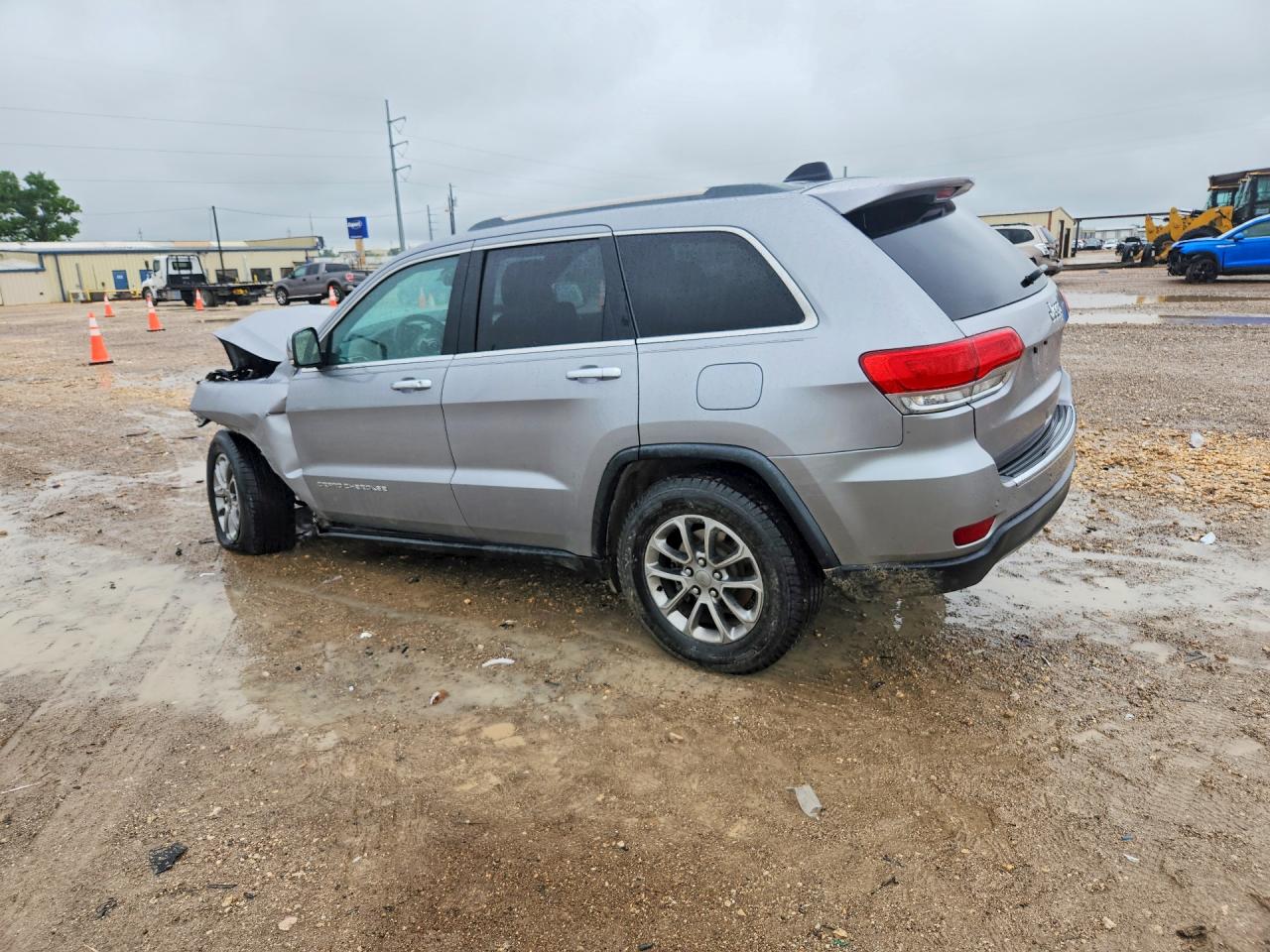 2015 Jeep Grand Cherokee Limited Silver vin: 1C4RJEBG8FC678319