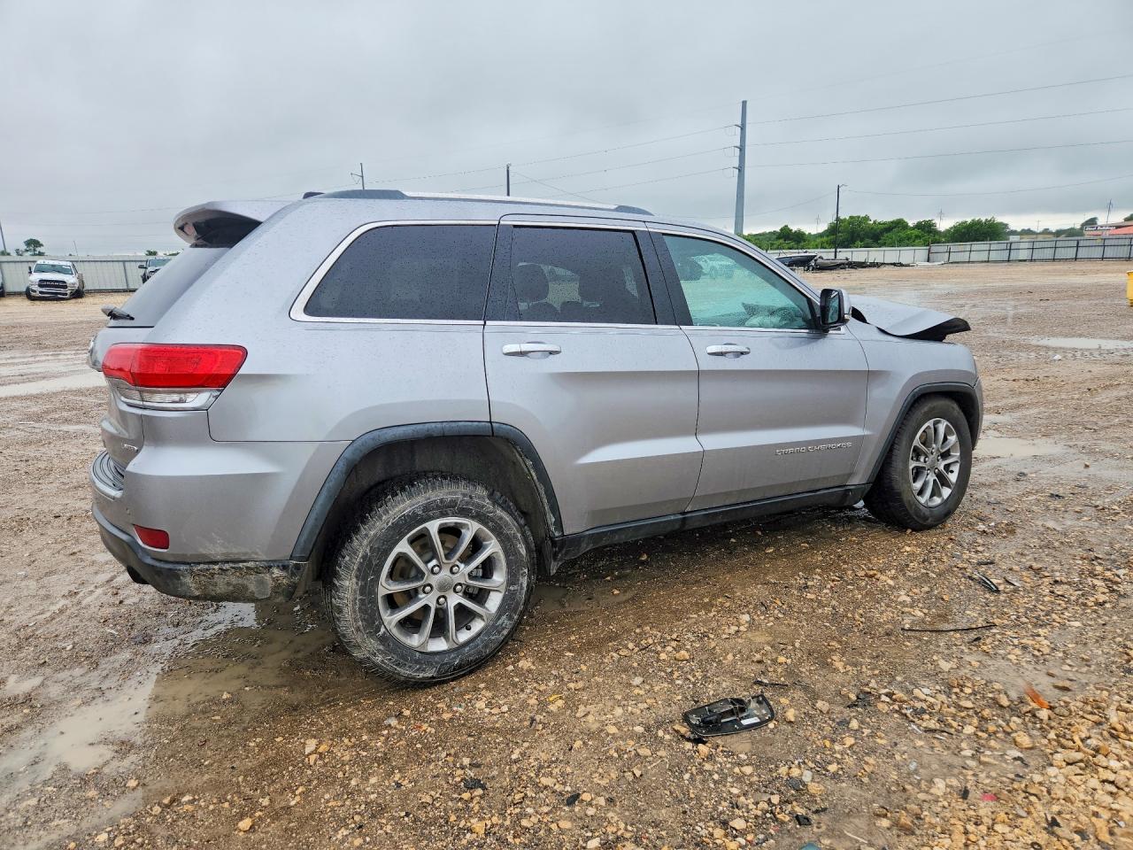 2015 Jeep Grand Cherokee Limited Silver vin: 1C4RJEBG8FC678319