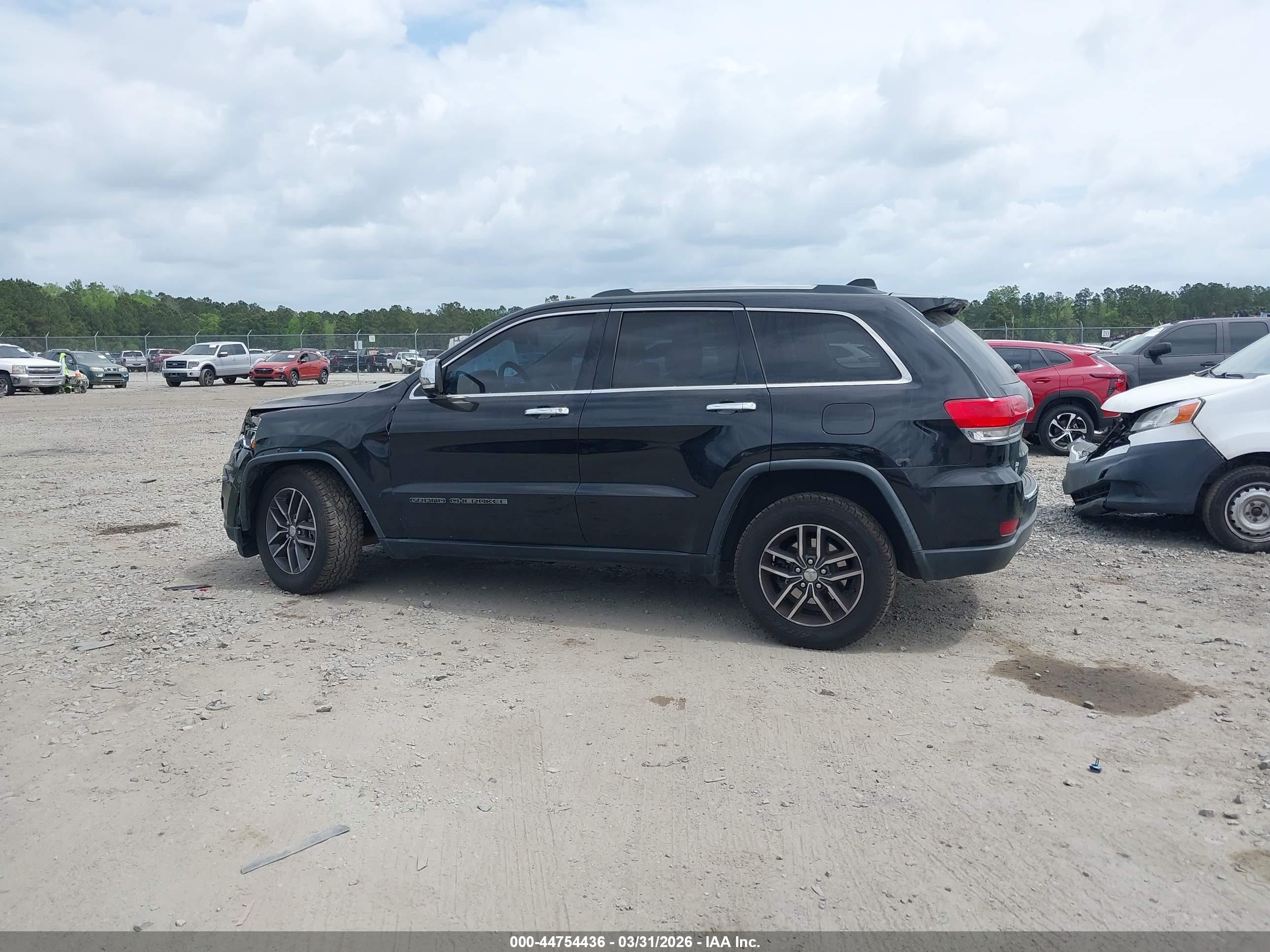 2017 Jeep Grand Cherokee Limited 4x2 Black vin: 1C4RJEBG8HC868012