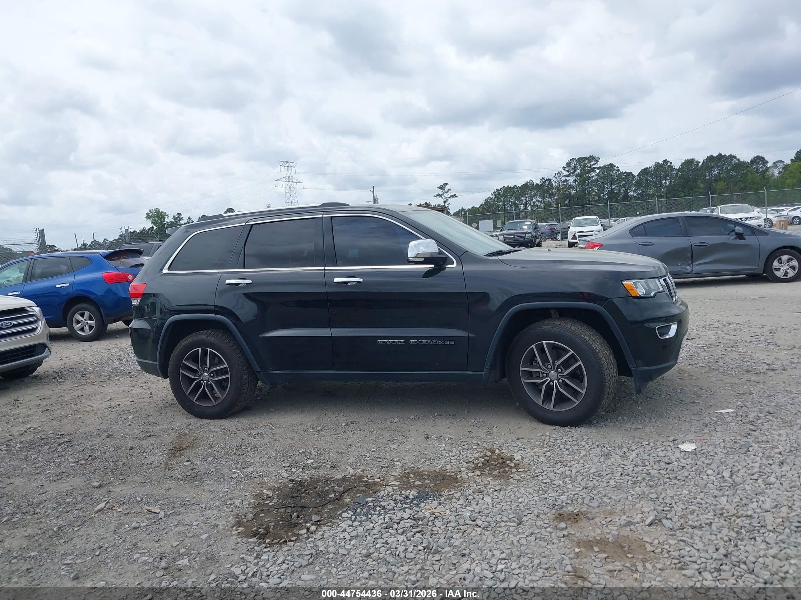 2017 Jeep Grand Cherokee Limited 4x2 Black vin: 1C4RJEBG8HC868012