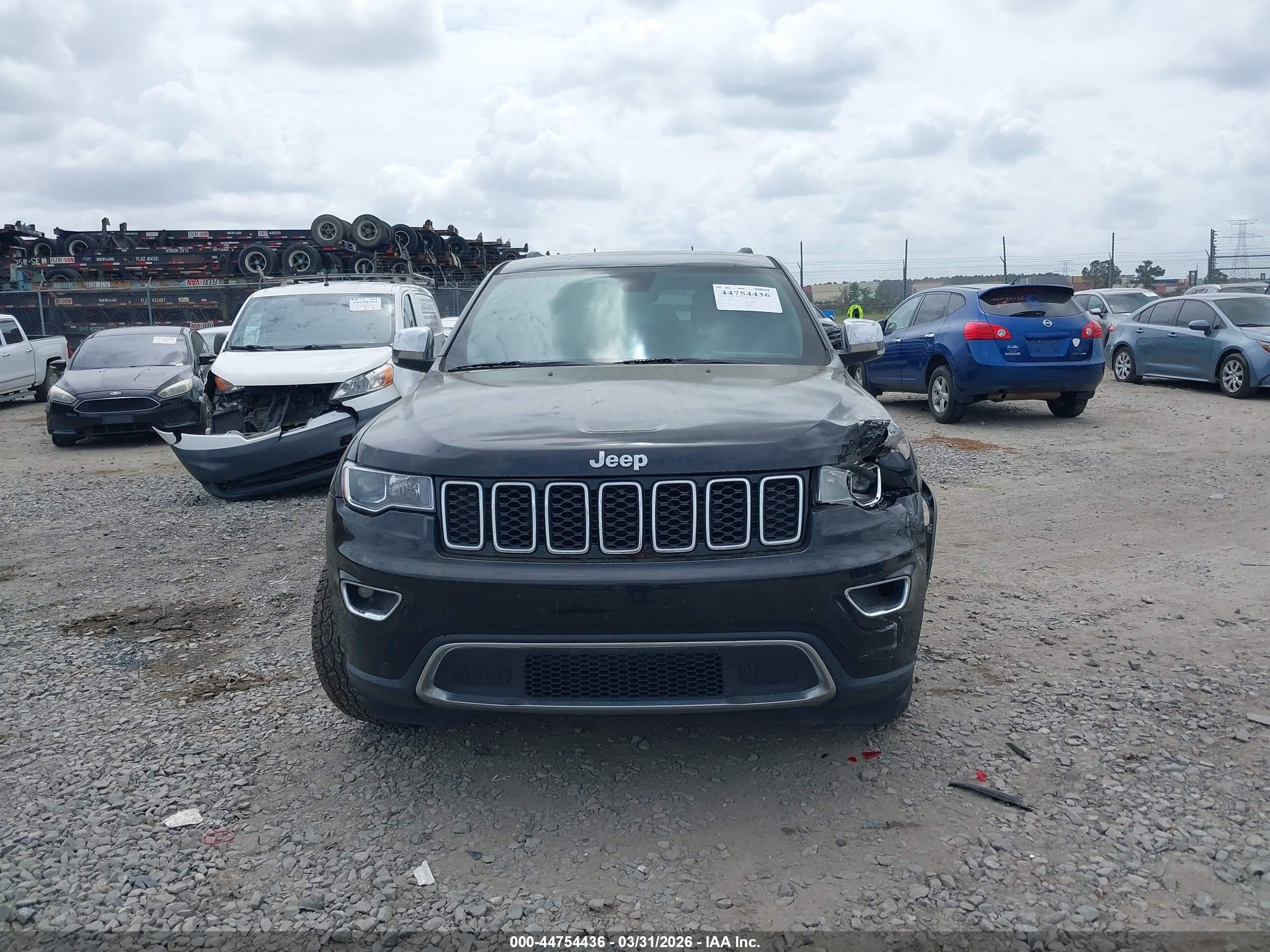 2017 Jeep Grand Cherokee Limited 4x2 Black vin: 1C4RJEBG8HC868012