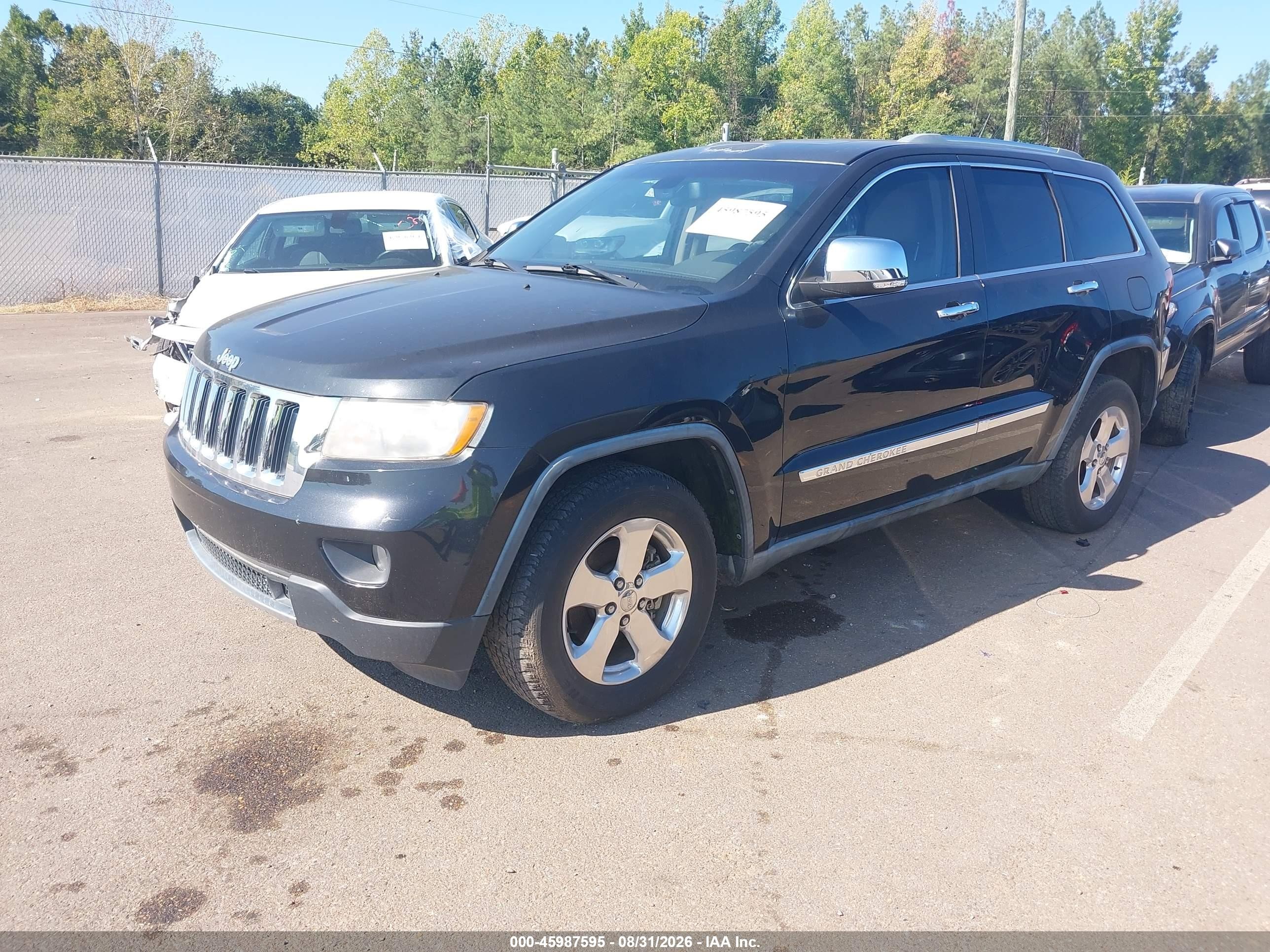 2012 Jeep Grand Cherokee Limited Black vin: 1C4RJEBG9CC210126