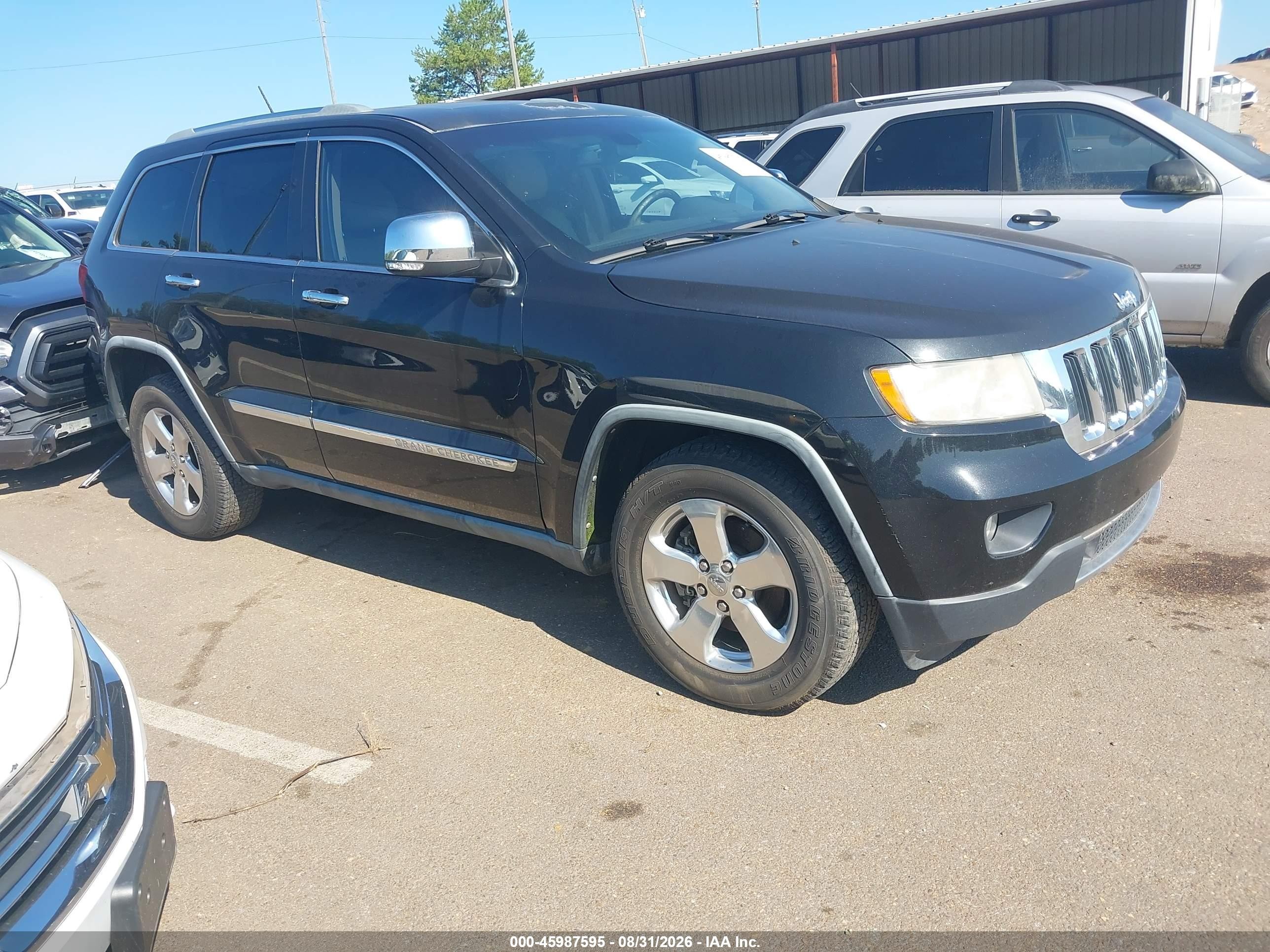 2012 Jeep Grand Cherokee Limited Black vin: 1C4RJEBG9CC210126