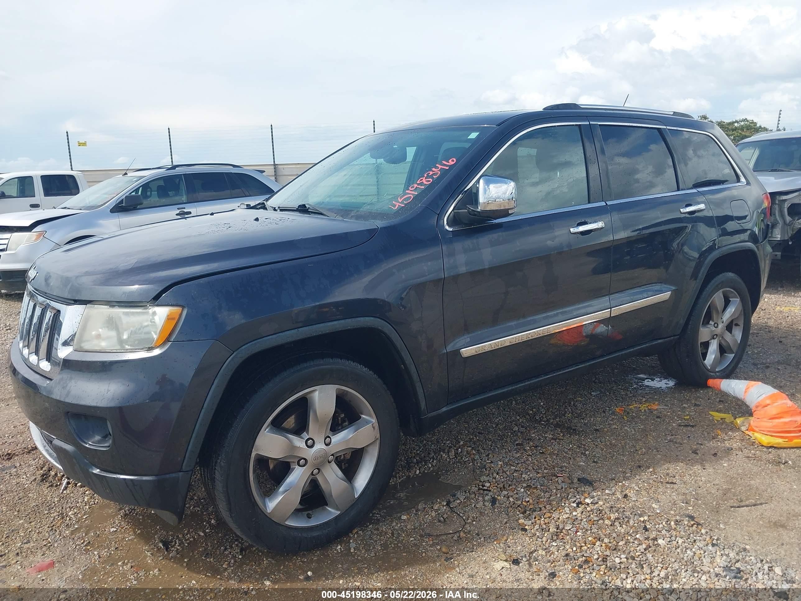 2013 Jeep Grand Cherokee Limited Black vin: 1C4RJEBG9DC588366