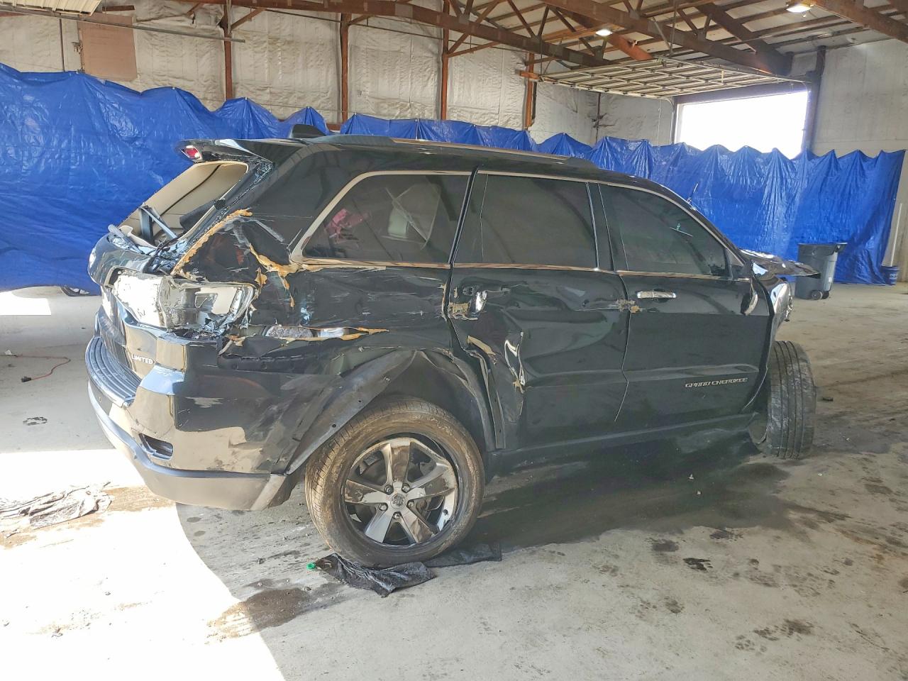 2014 Jeep Grand Cherokee Limited Black vin: 1C4RJEBG9EC141246