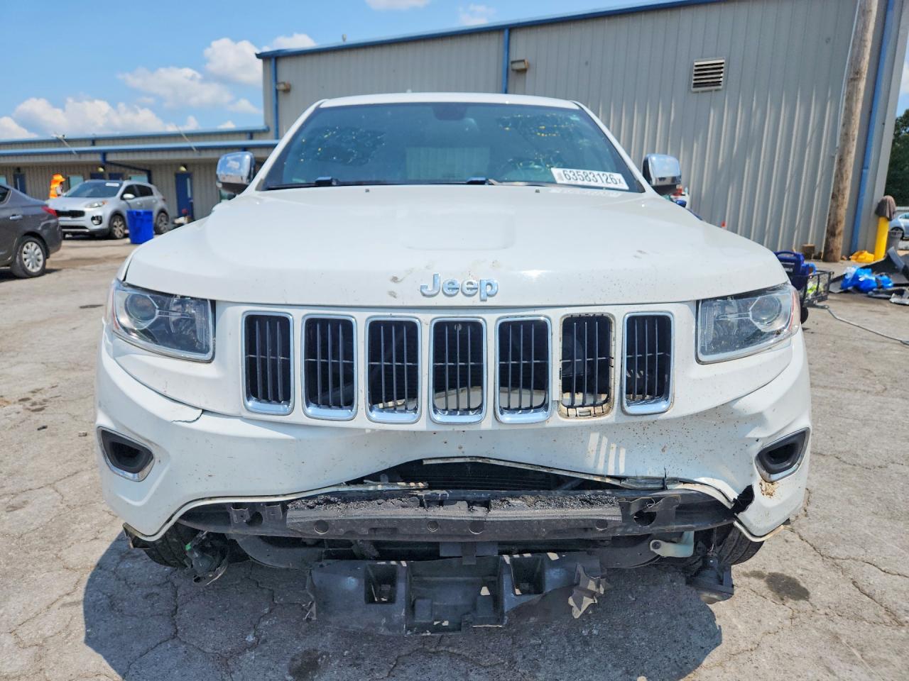 2014 Jeep Grand Cherokee Limited Белый vin: 1C4RJEBG9EC141585