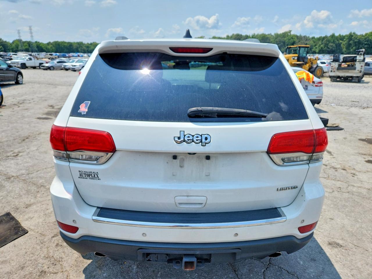 2014 Jeep Grand Cherokee Limited Белый vin: 1C4RJEBG9EC141585