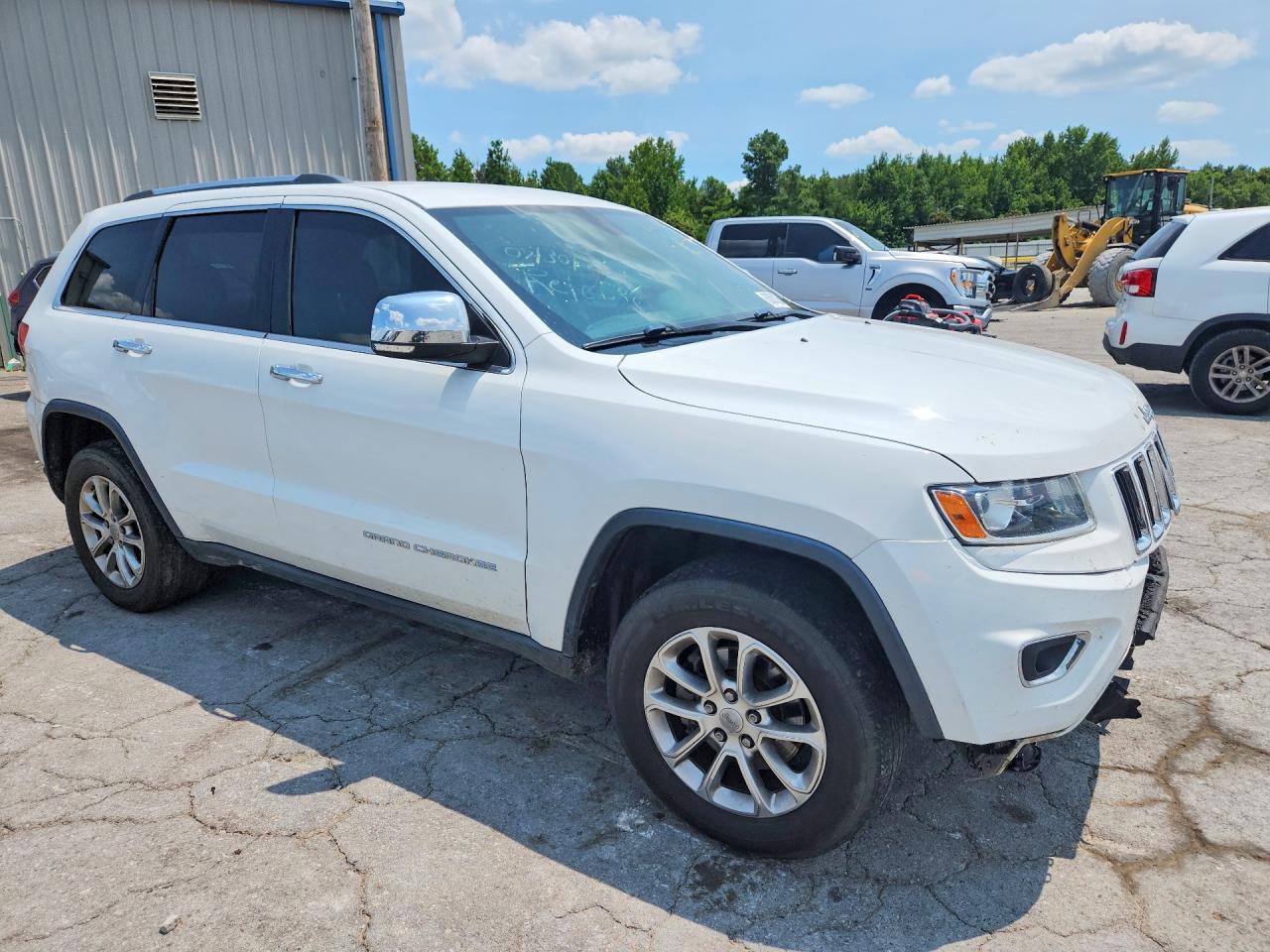 2014 Jeep Grand Cherokee Limited Белый vin: 1C4RJEBG9EC141585
