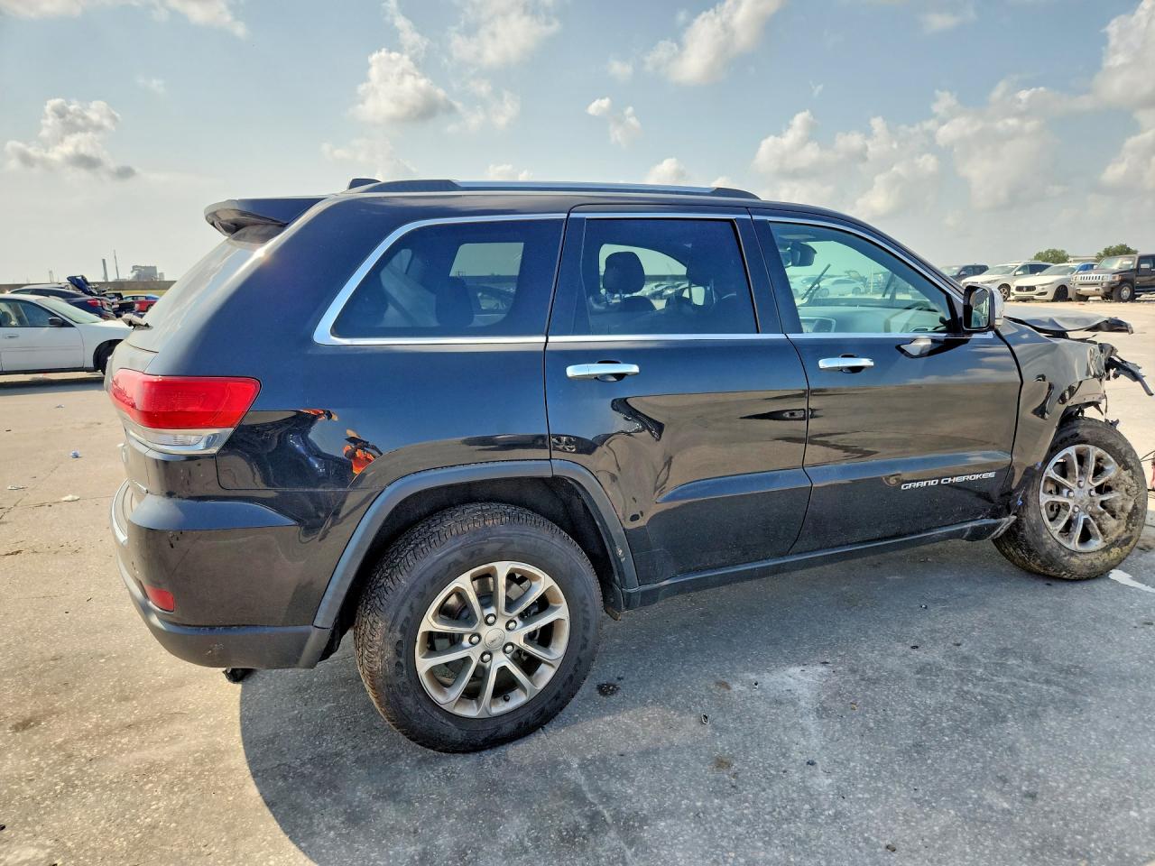 2015 Jeep Grand Cherokee Limited Black vin: 1C4RJEBG9FC162194