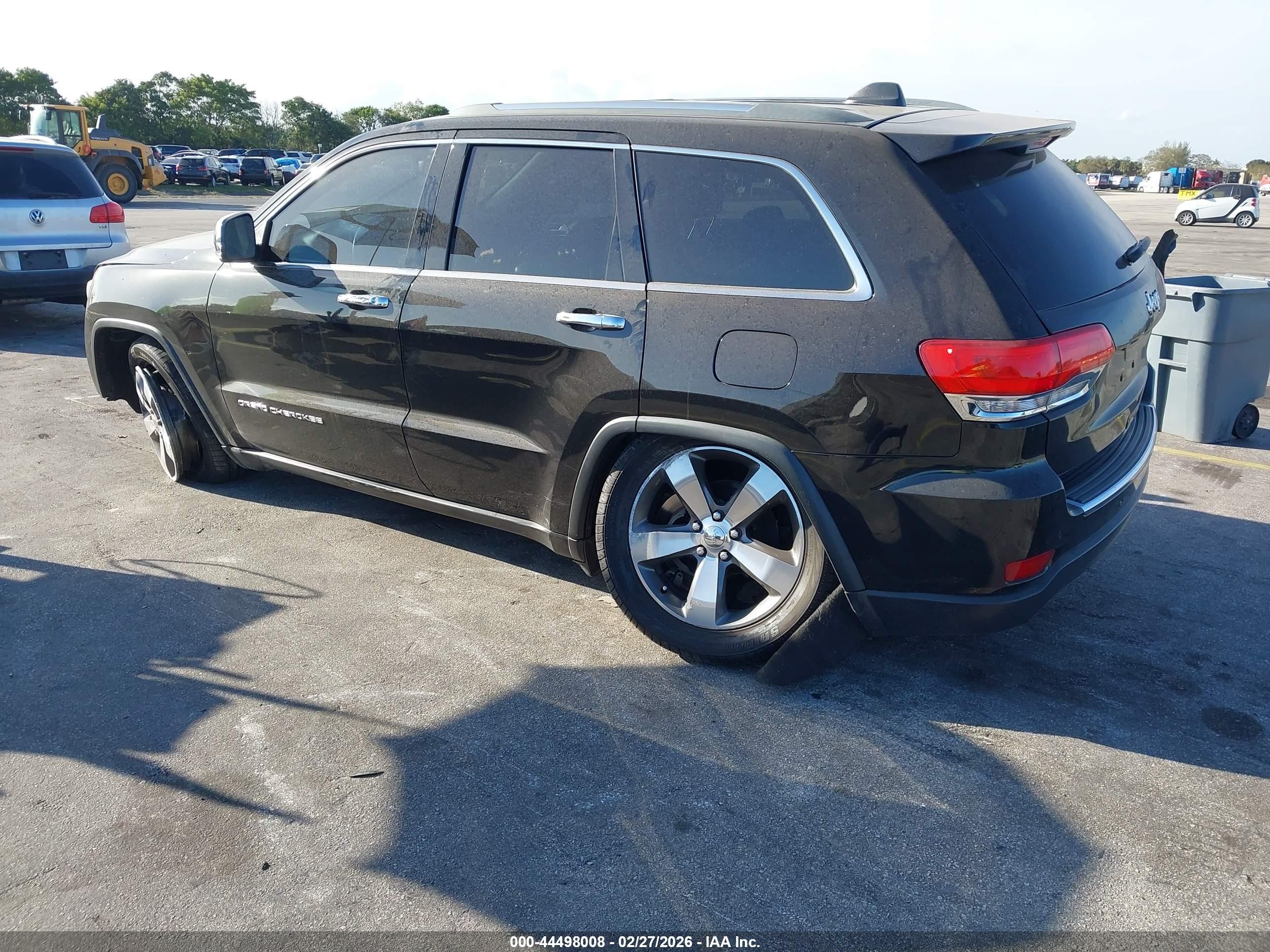 2015 Jeep Grand Cherokee Limited Black vin: 1C4RJEBG9FC615388