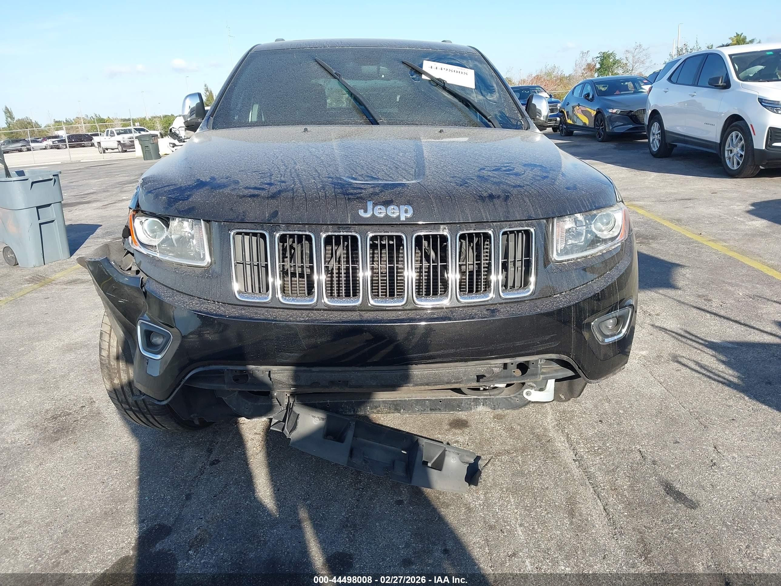 2015 Jeep Grand Cherokee Limited Black vin: 1C4RJEBG9FC615388